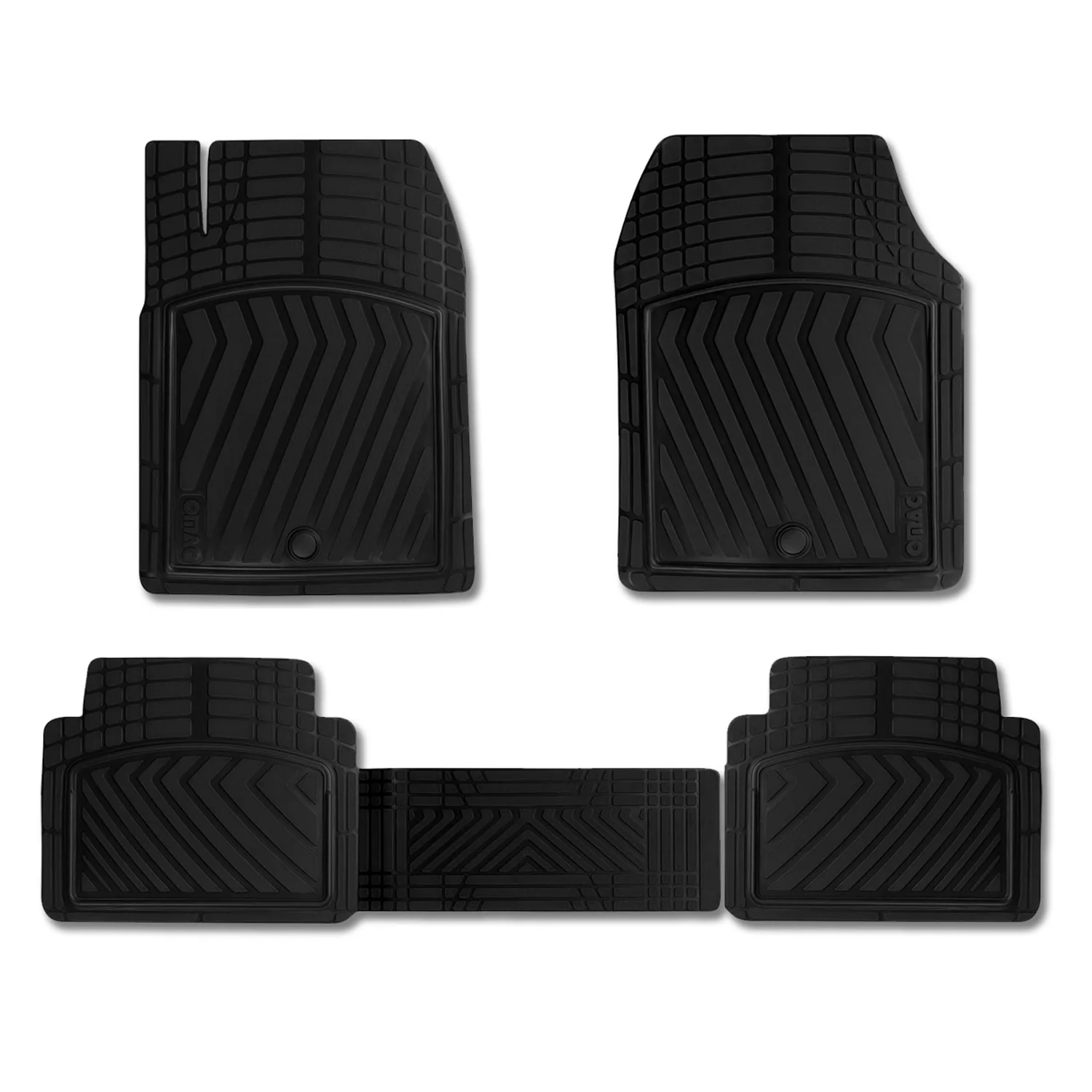2020-2026 Polestar 2 Tapis de Sol Universel ajustable noir TPE 4Pcs