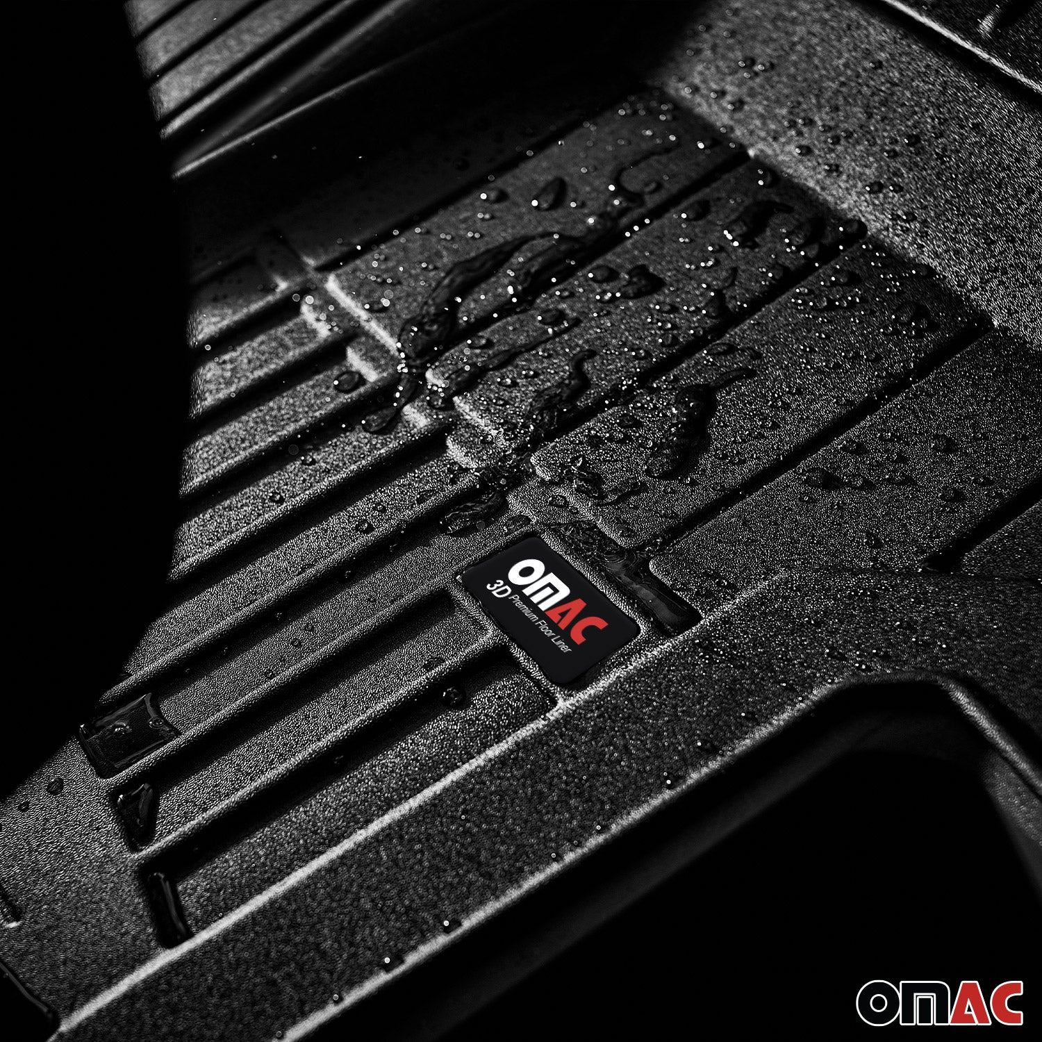 OMAC Tapis de sol en caoutchouc pour Mazda 3 2013-2019 Noir Premium - Image 6