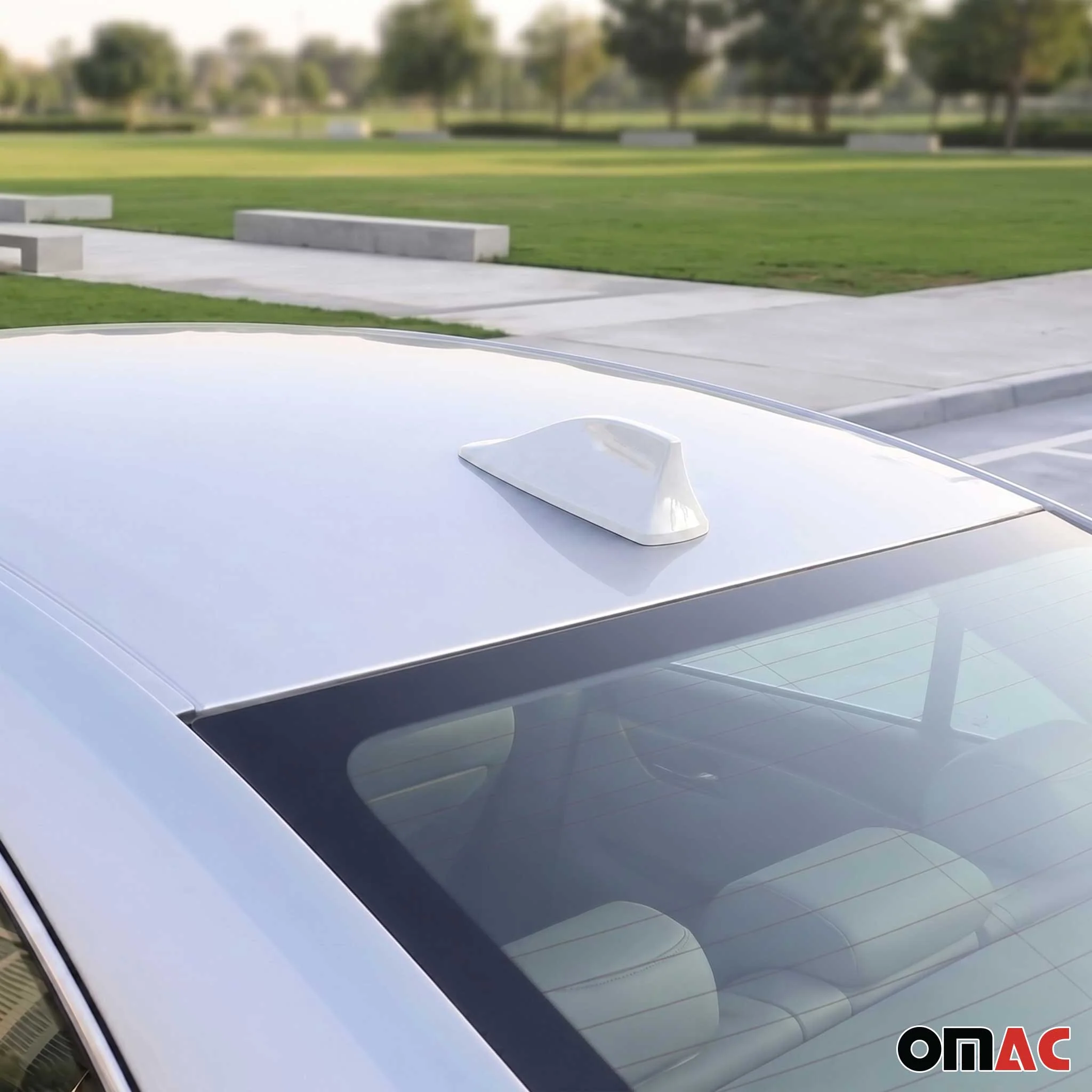 Antenne De Toit Aileron Requin pour Fiat Tipo Radio AM/FM Blanc - Image 8