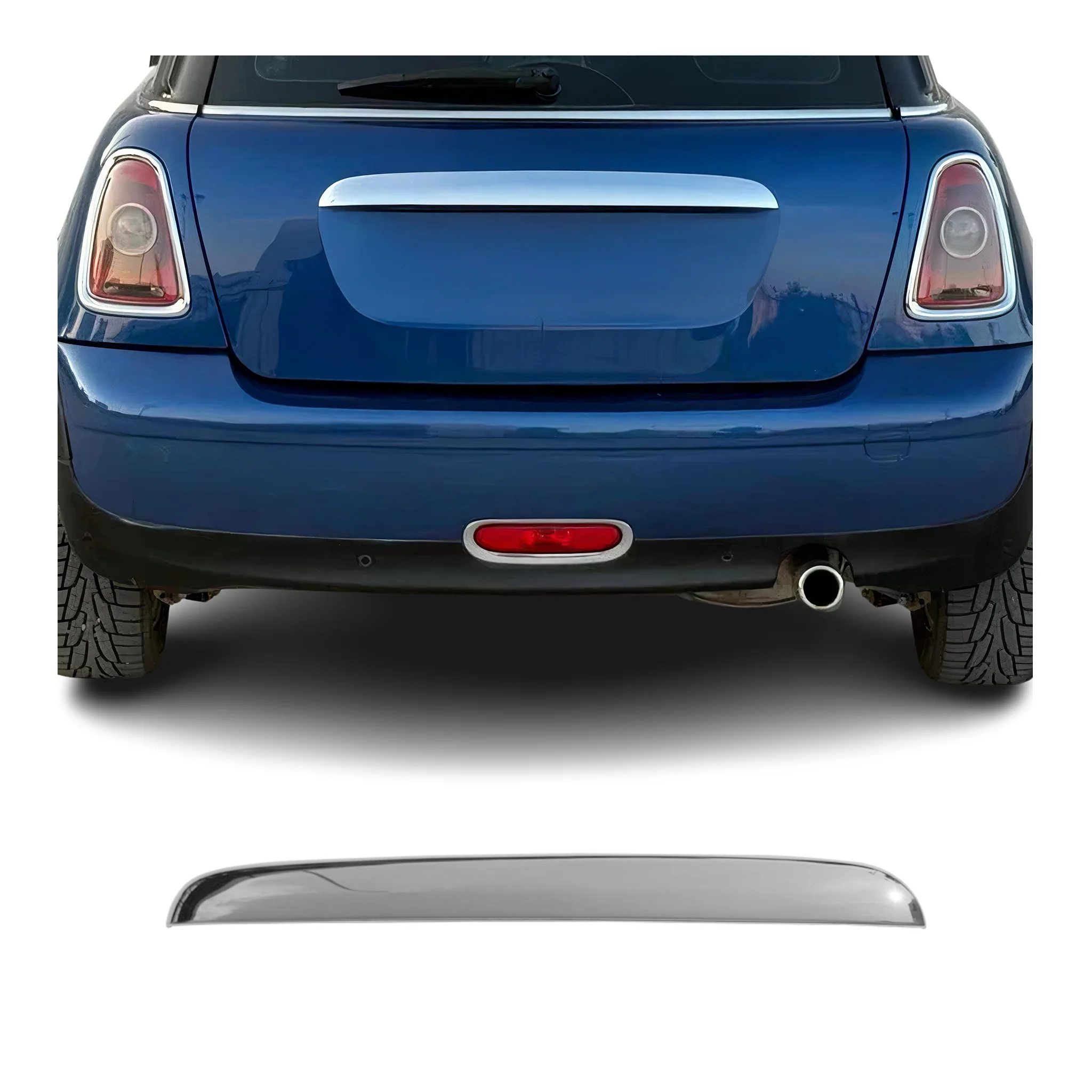 Poignée de Coffre Arrière pour Mini Cooper R56 2006-2013 acier inoxydable