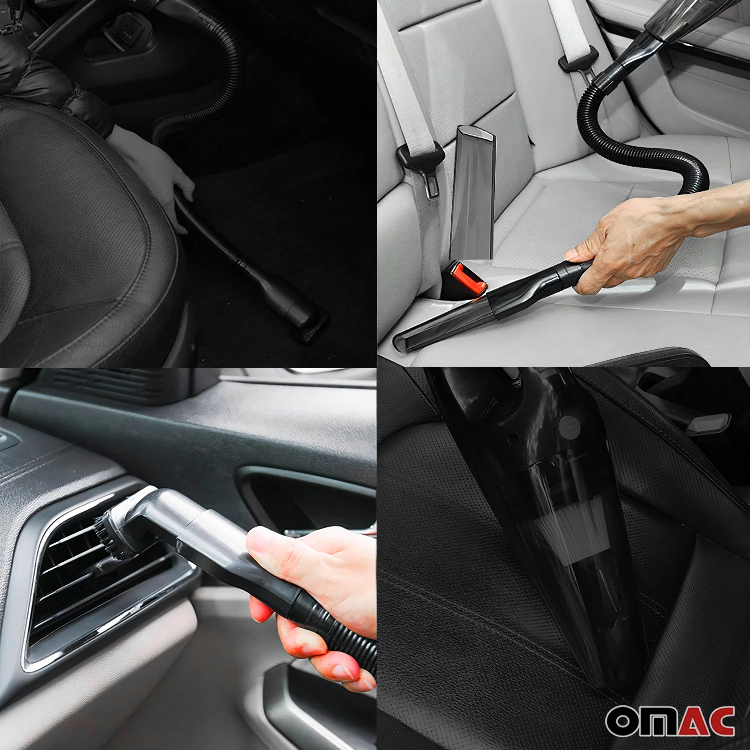 Aspirateur Voiture Portable Puissant Usage Humide et sec Noir - Image 2