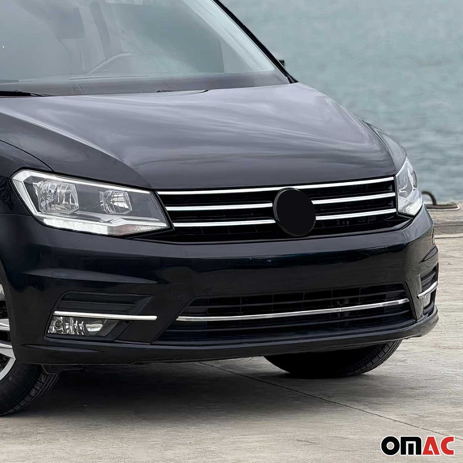 Moulure de Grille de Calandre pour VW Caddy 2015-2021 Chromé 3Pcs - Image 3
