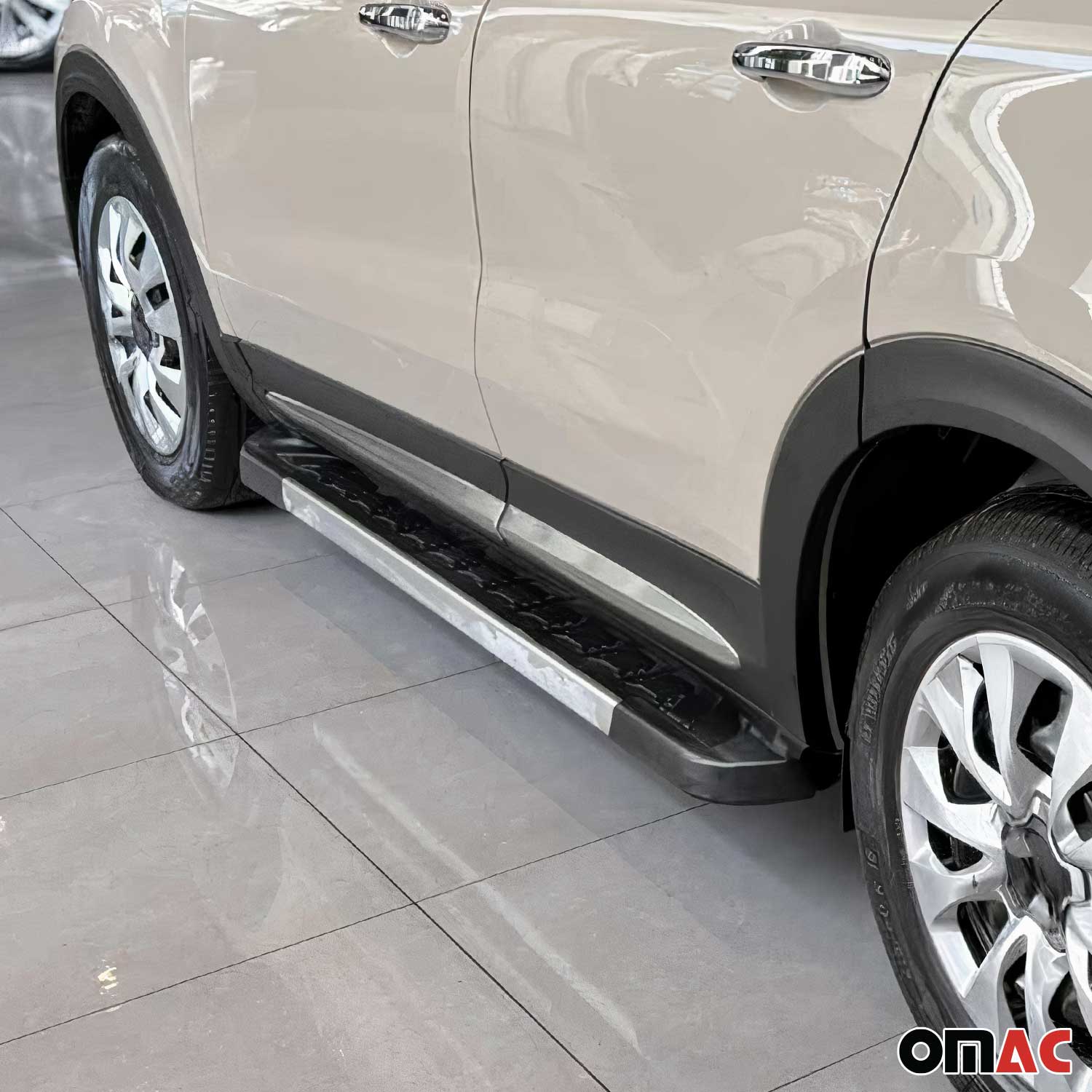 Garniture Baguette de porte latérale pour Fiat 500X 2015-2026 en acier inox 4Pcs - Image 6