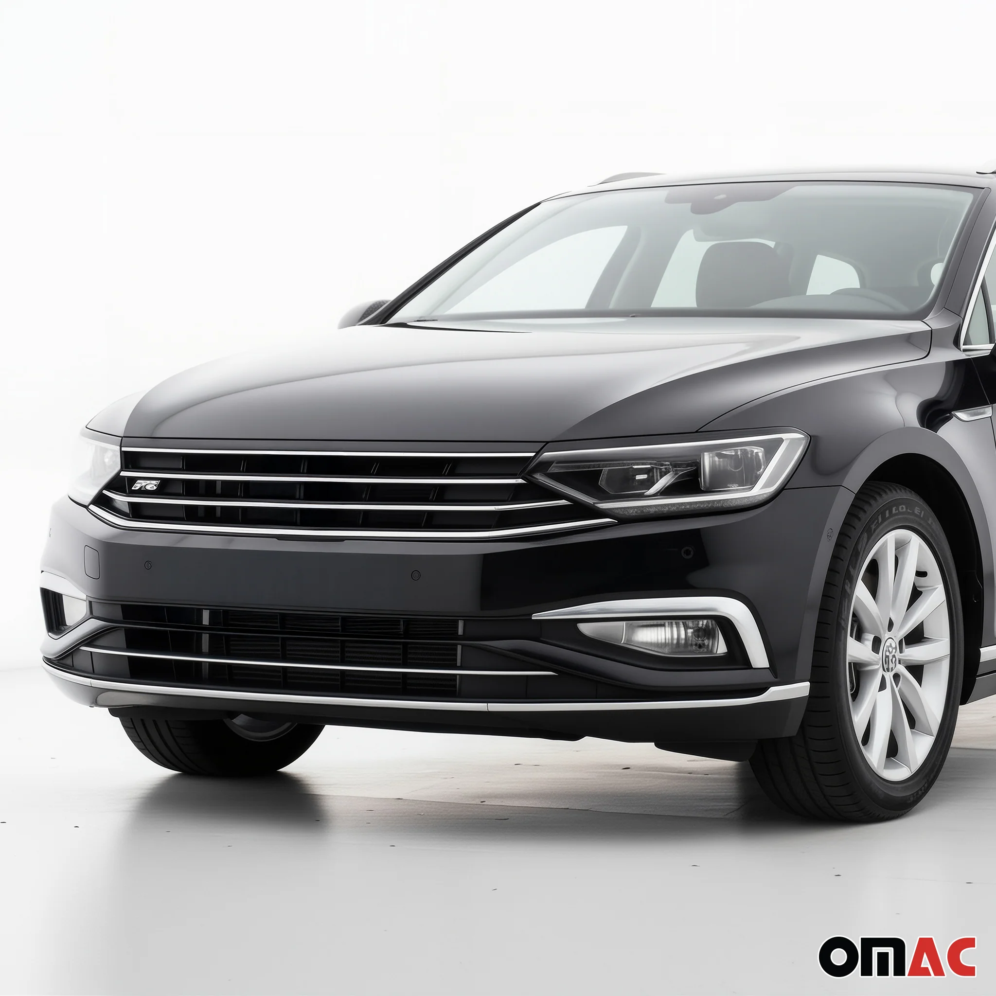 Baguettes phare antibrouillard pour VW Passat B8 2019-2021 en acier inox chrome - Image 2