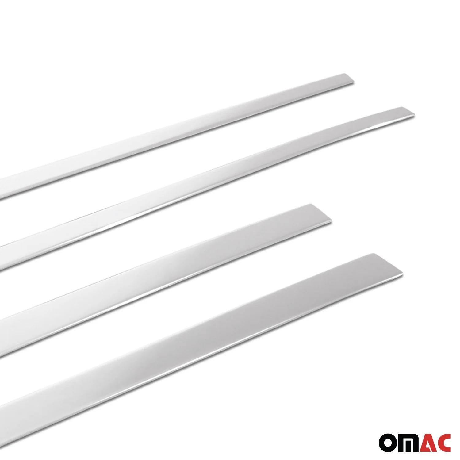 Garniture baguette de porte latérale pour BMW X4 G02 2018-2025 4Pcs inox Chromé - Image 3