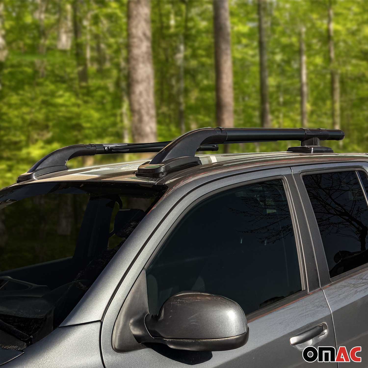 KIT Barres de toit trans+long pour Ford Ranger II (Typ PJ/PK) 2007-2012 Alu Noir - Image 11