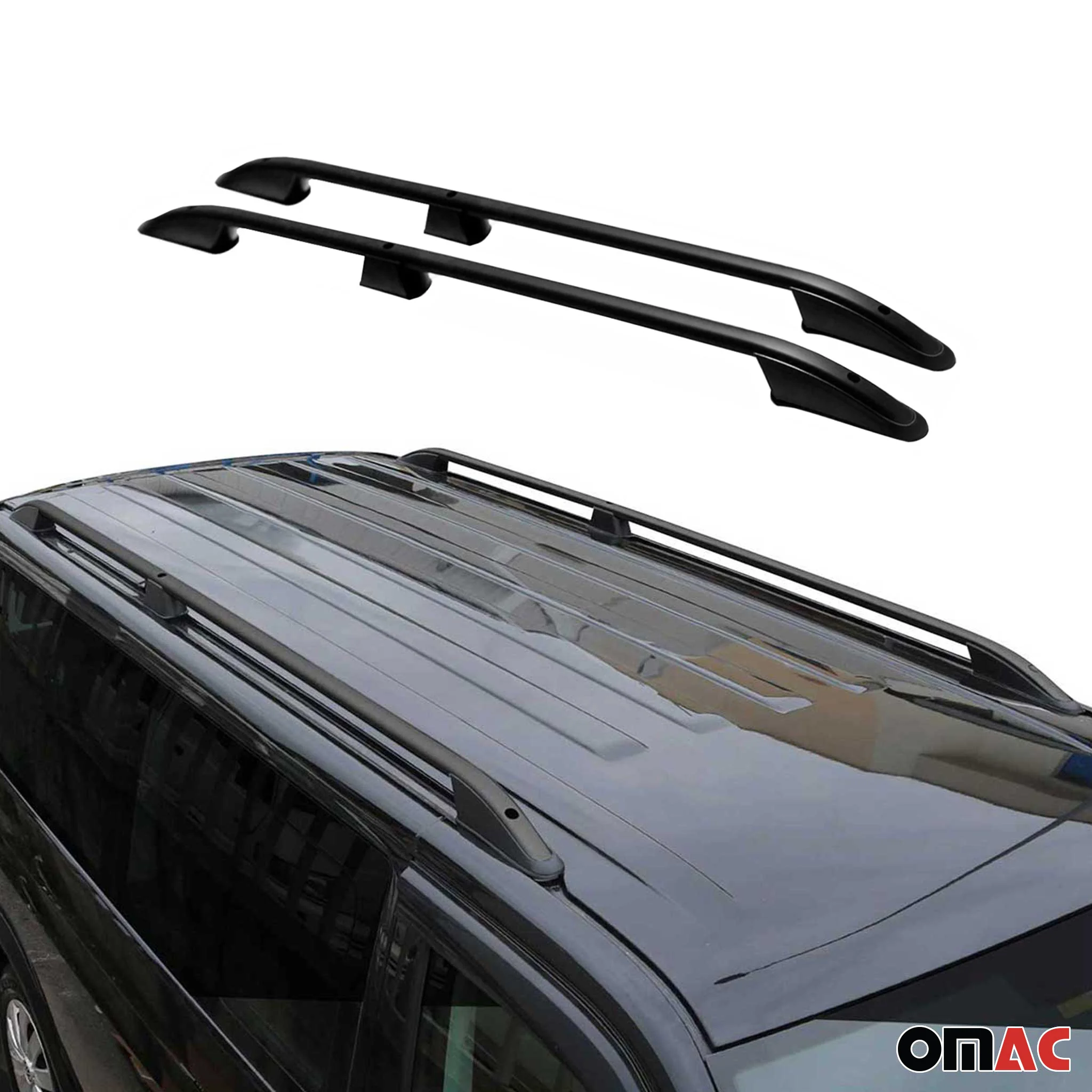 Barres de toit longitudinales pour Peugeot Expert / Traveller 2016-2026 L1 Noir - Image 5