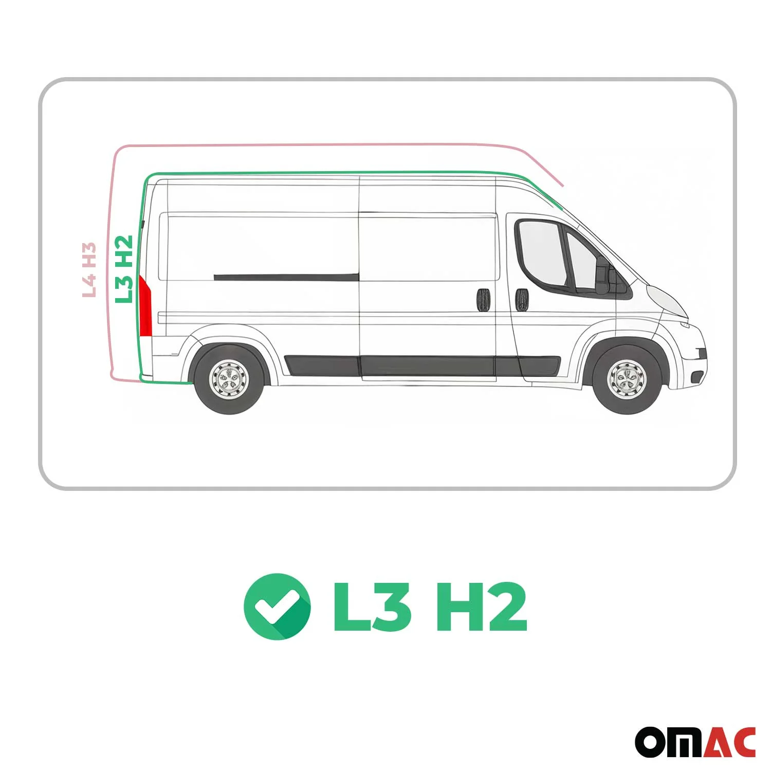 2006-2026 Citroen Jumper Barres de toit longitudinales L3 H2 Alu Noir 2x - Image 3
