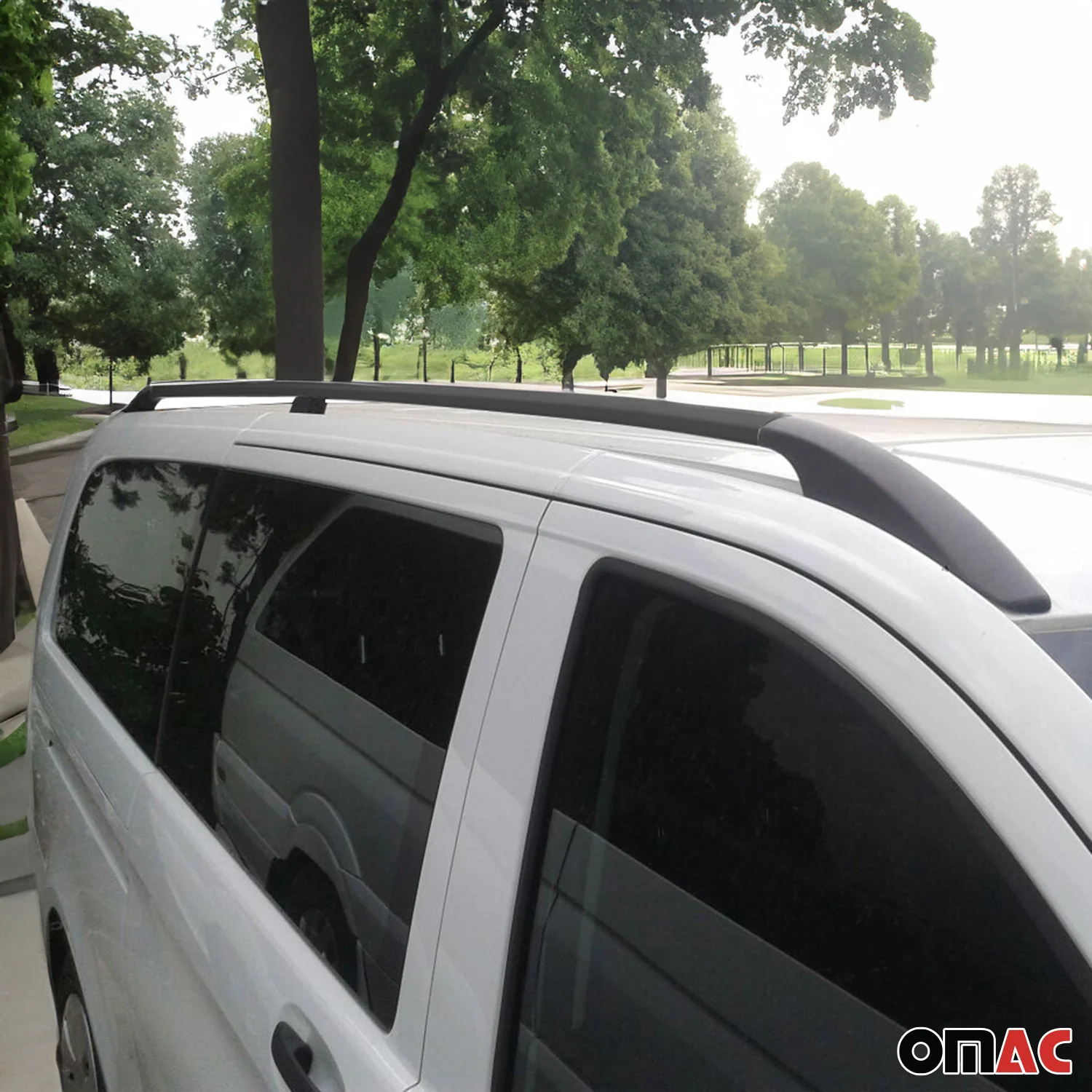 Barres de toit longitudinales pour Fiat Panda 2012-2026 Aluminium Noir - Image 6