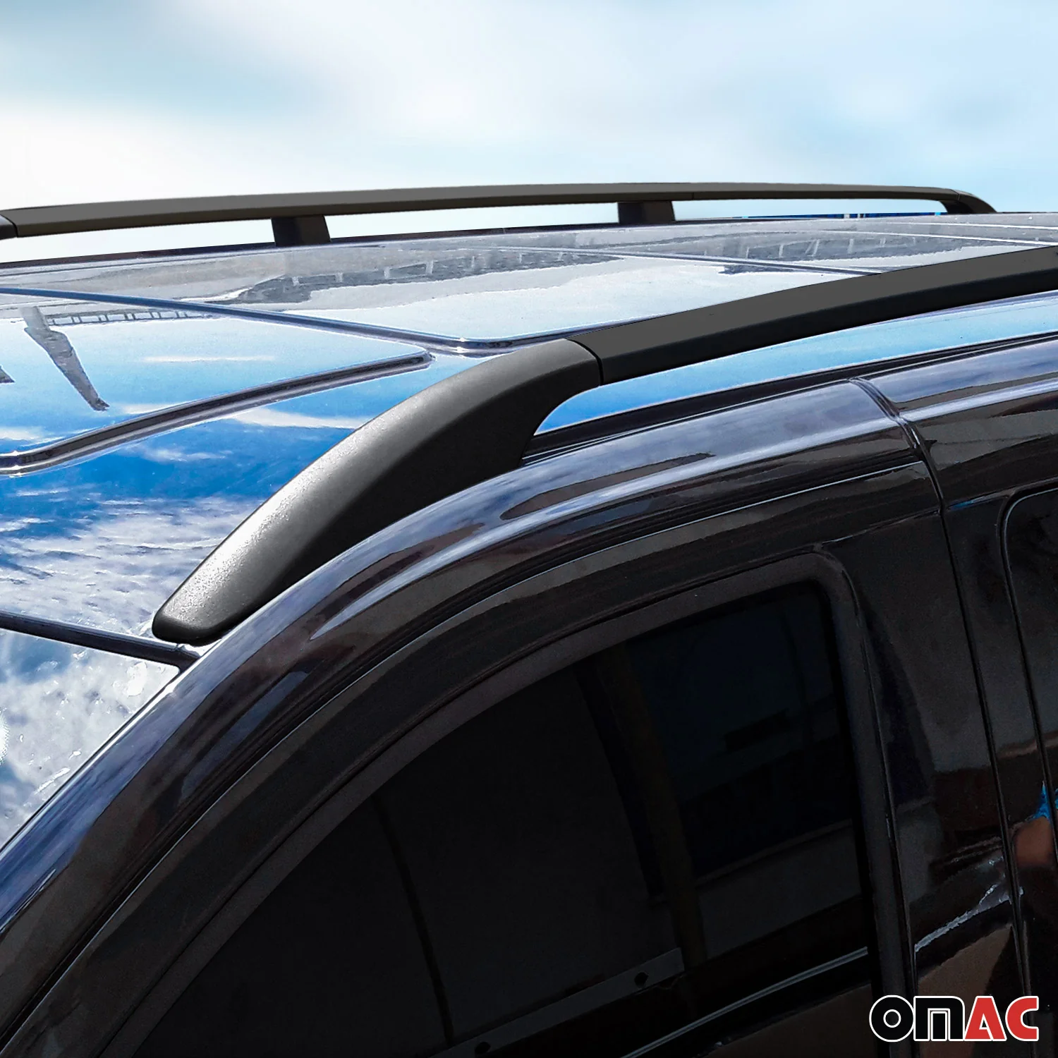 Barres de toit longitudinales pour Jeep Renegade 2014-2024 Aluminium Noir - Image 6