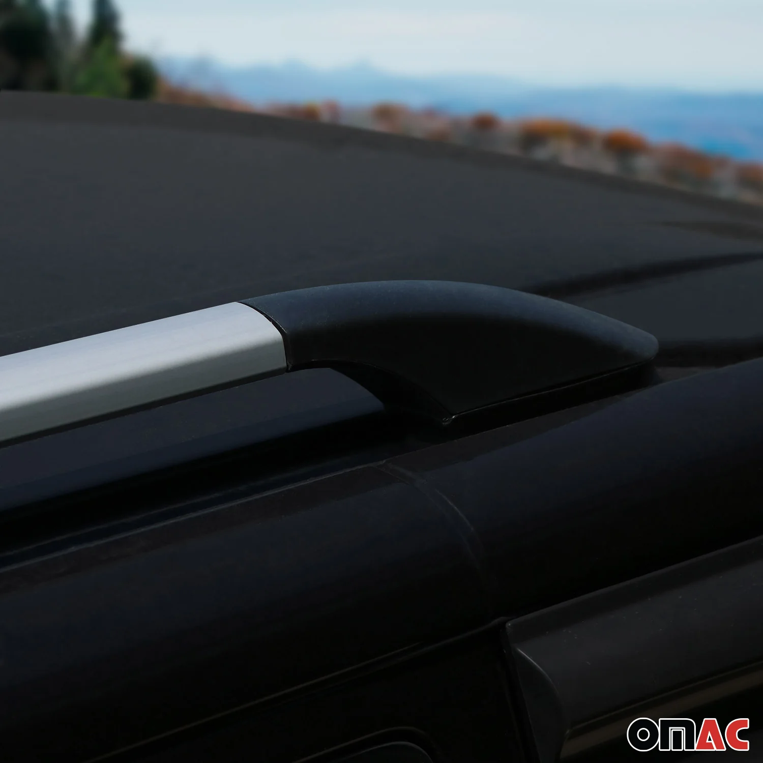 Barres de toit longitudinales pour Opel Vivaro B 2014-2019 L2 LWB Aluminium Gris - Image 8
