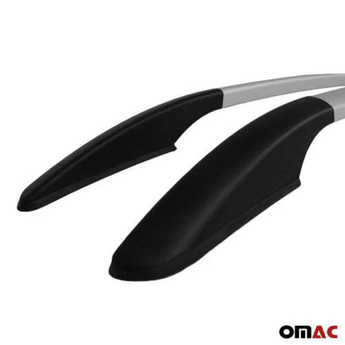 Barres de toit longitudinales pour Opel Vivaro B 2014-2019 L2 LWB Aluminium Gris - Image 9