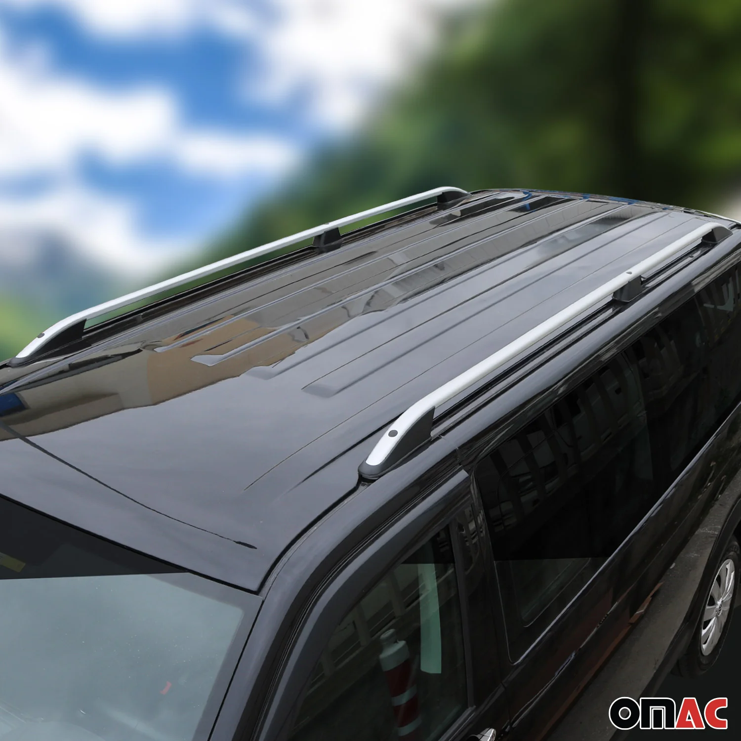Barres de toit longitudinales pour Renault Trafic 2014-2024 L1 Aluminium Gris - Image 2