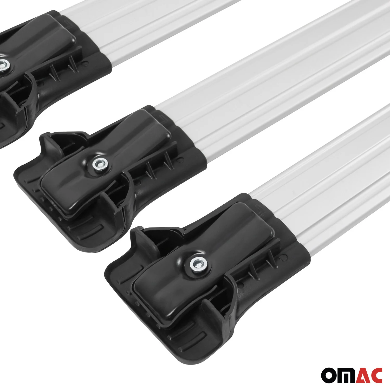 Barres de toit transversale pour Peugeot Boxer 2006-2024 Aluminium Gris 3Pcs - Image 11