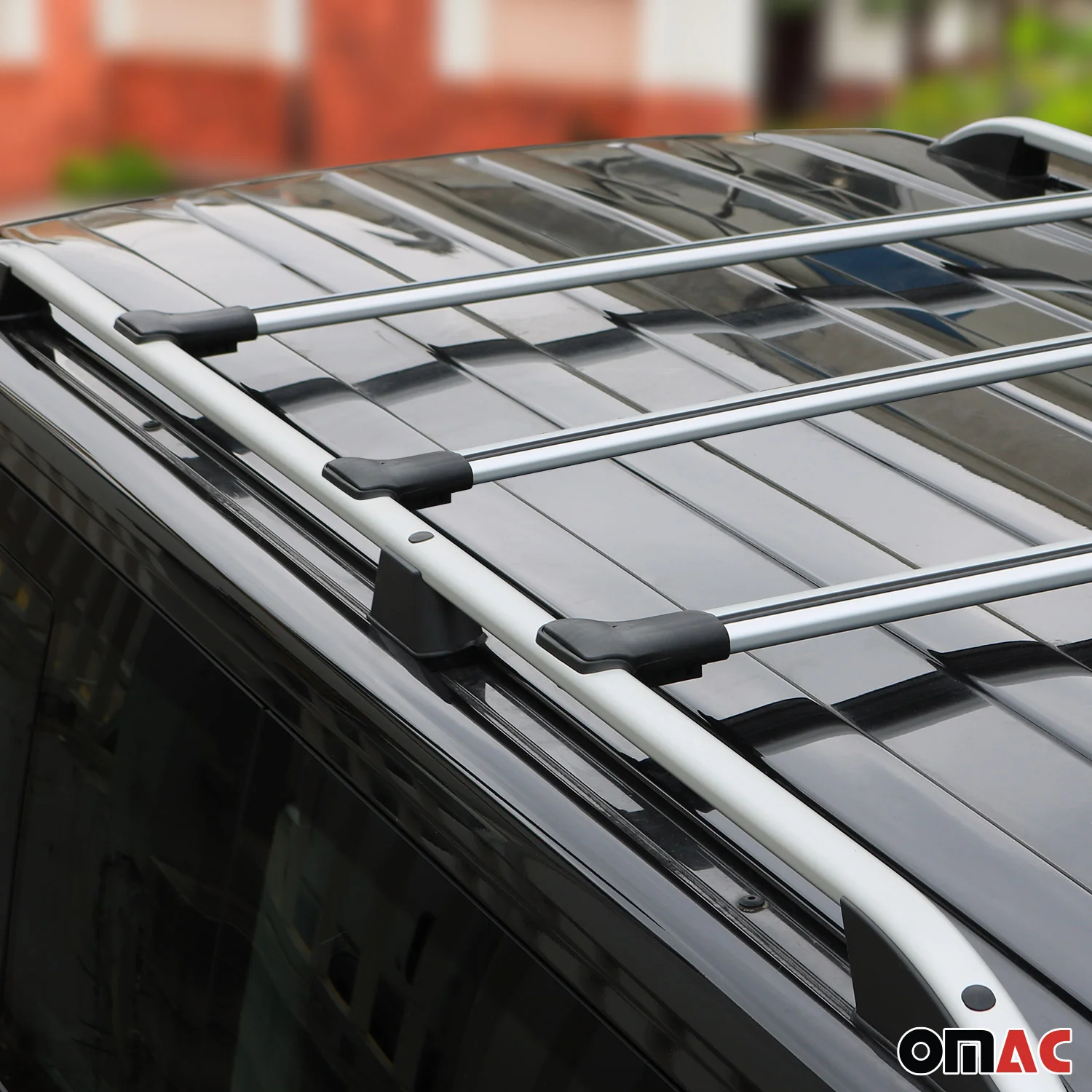 Barres de toit transversale pour Peugeot Boxer 2006-2024 Aluminium Gris 3Pcs - Image 12