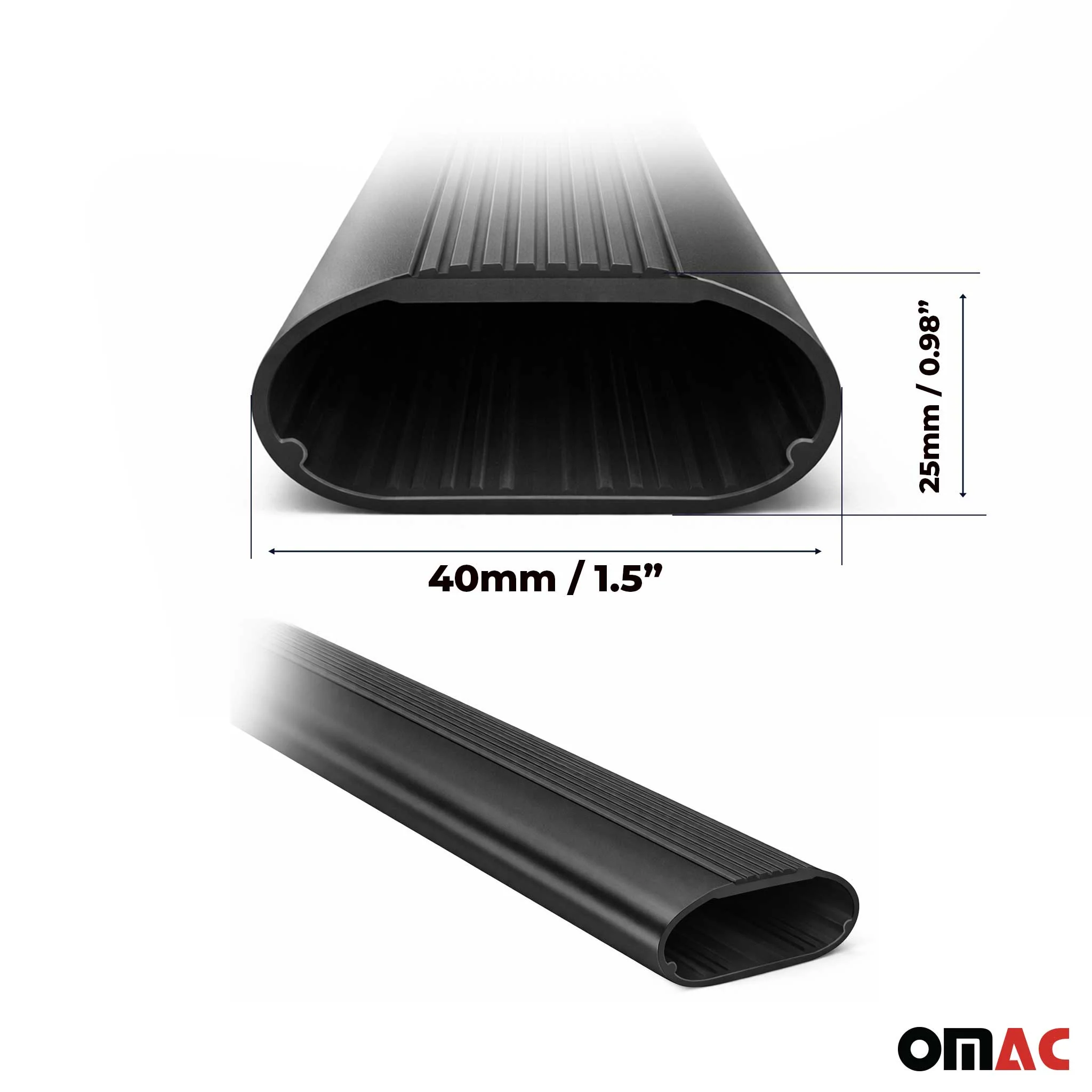 Barres de toit transversales acier pour Bmw Serie 3 E92 Coupè  2006-2012 Noir 2x - Image 3