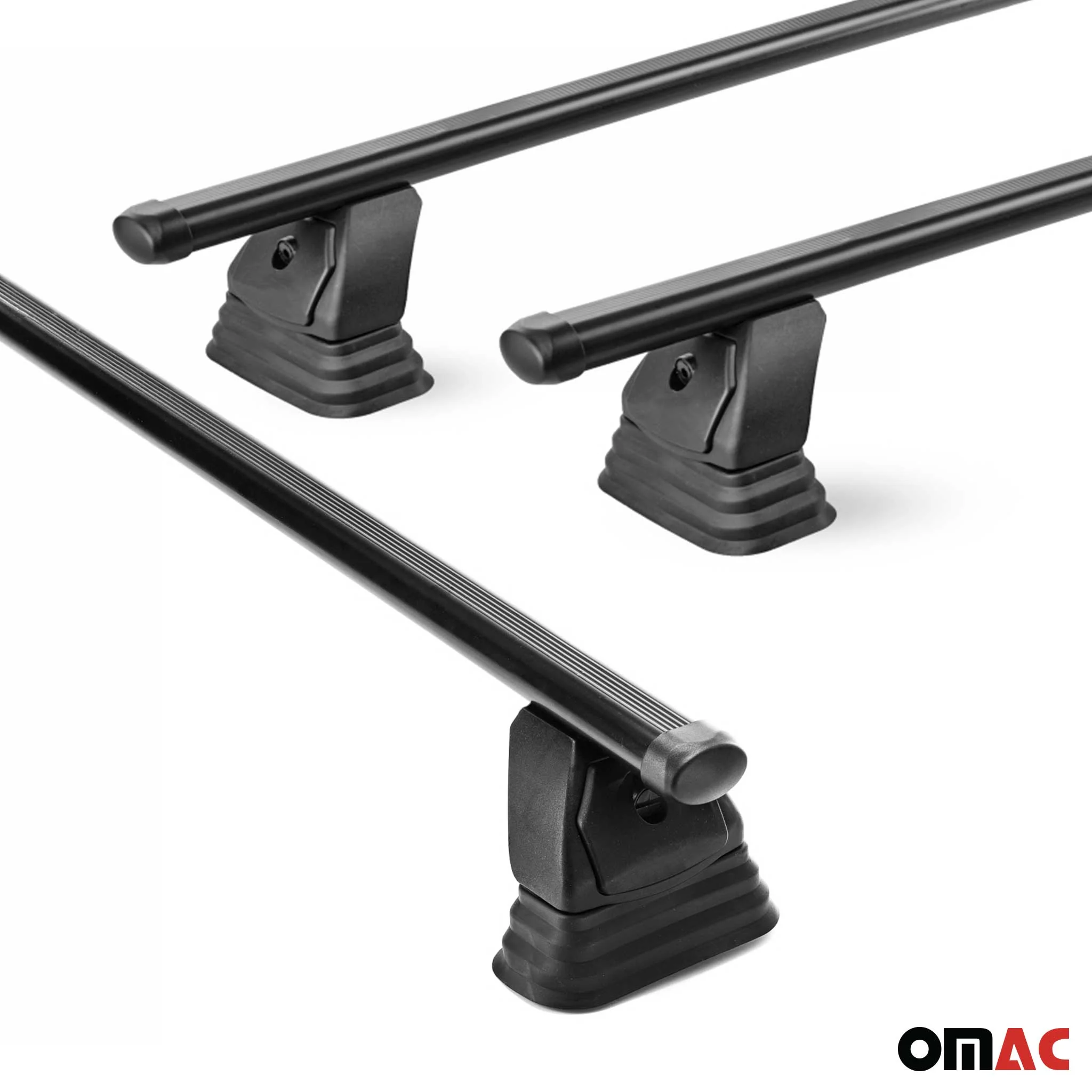 Barres de toit transversales acier pour Mitsubishi Lancer Evo 10 2008-2015 Noir - Image 9