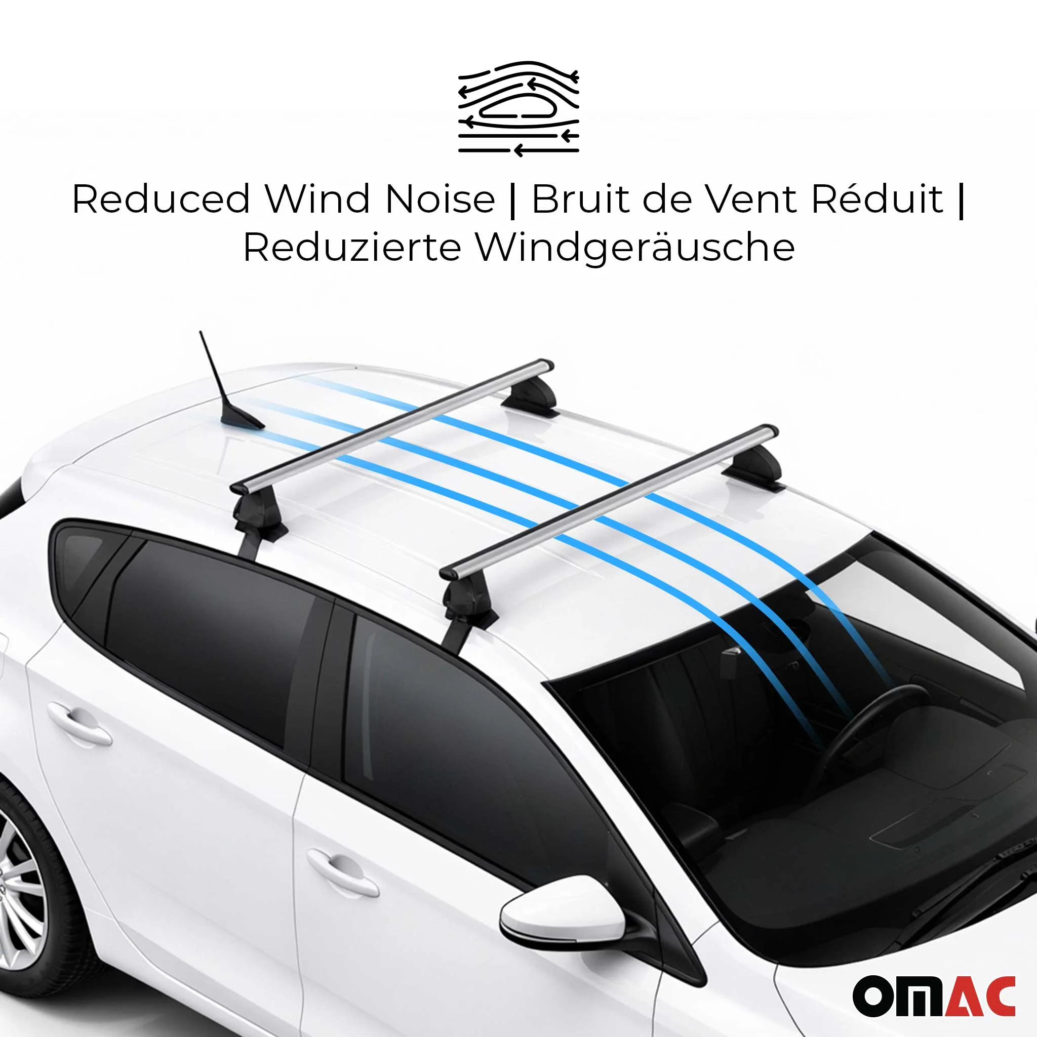 Barres de toit transversales Alu pour Kia Picanto II 2011-2017 TÜV 75 kg Gris 2x - Image 6