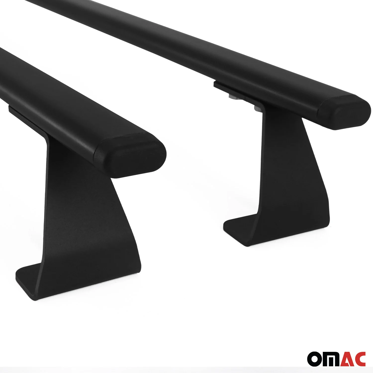 Barres de toit transversales Fiat Doblo 2000-2010 noir en acier - Image 10