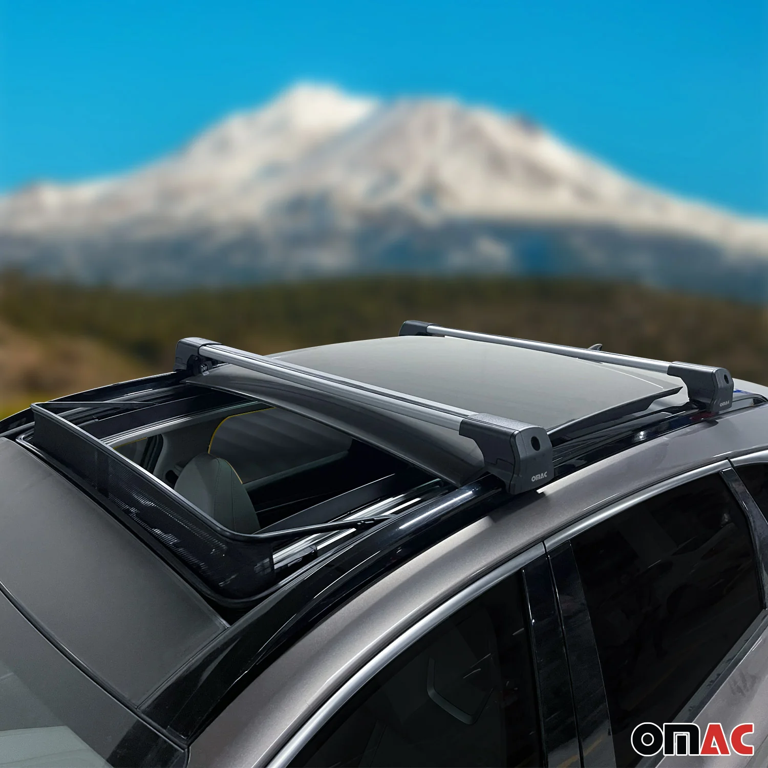 Barres de toit transversales pour Audi Q3 F3 2018-2025 Aluminium Gris ABE - Image 3