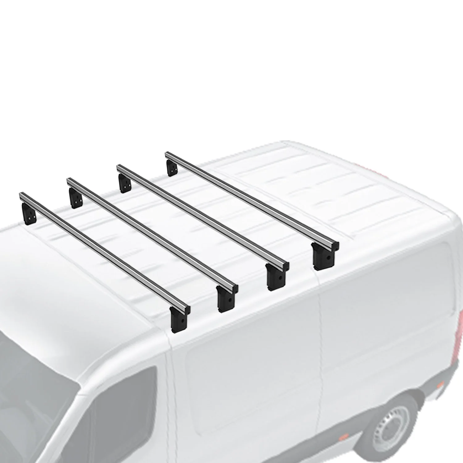 Barres de toit Transversales pour Citroen Jumpy / SpaceTourer 2016-2026 Alu 4x