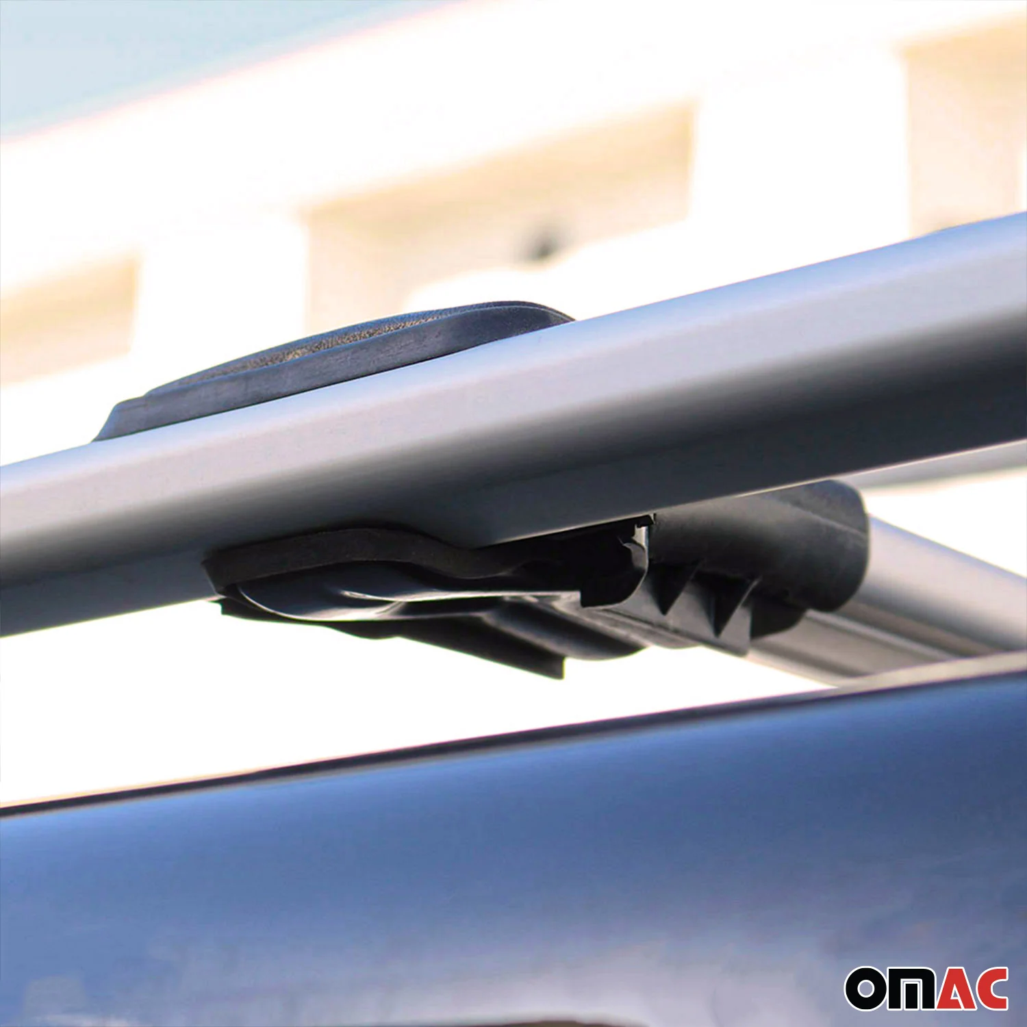Barres de toit transversales pour Dodge Journey 2007-2021 Aluminium Gris - Image 5
