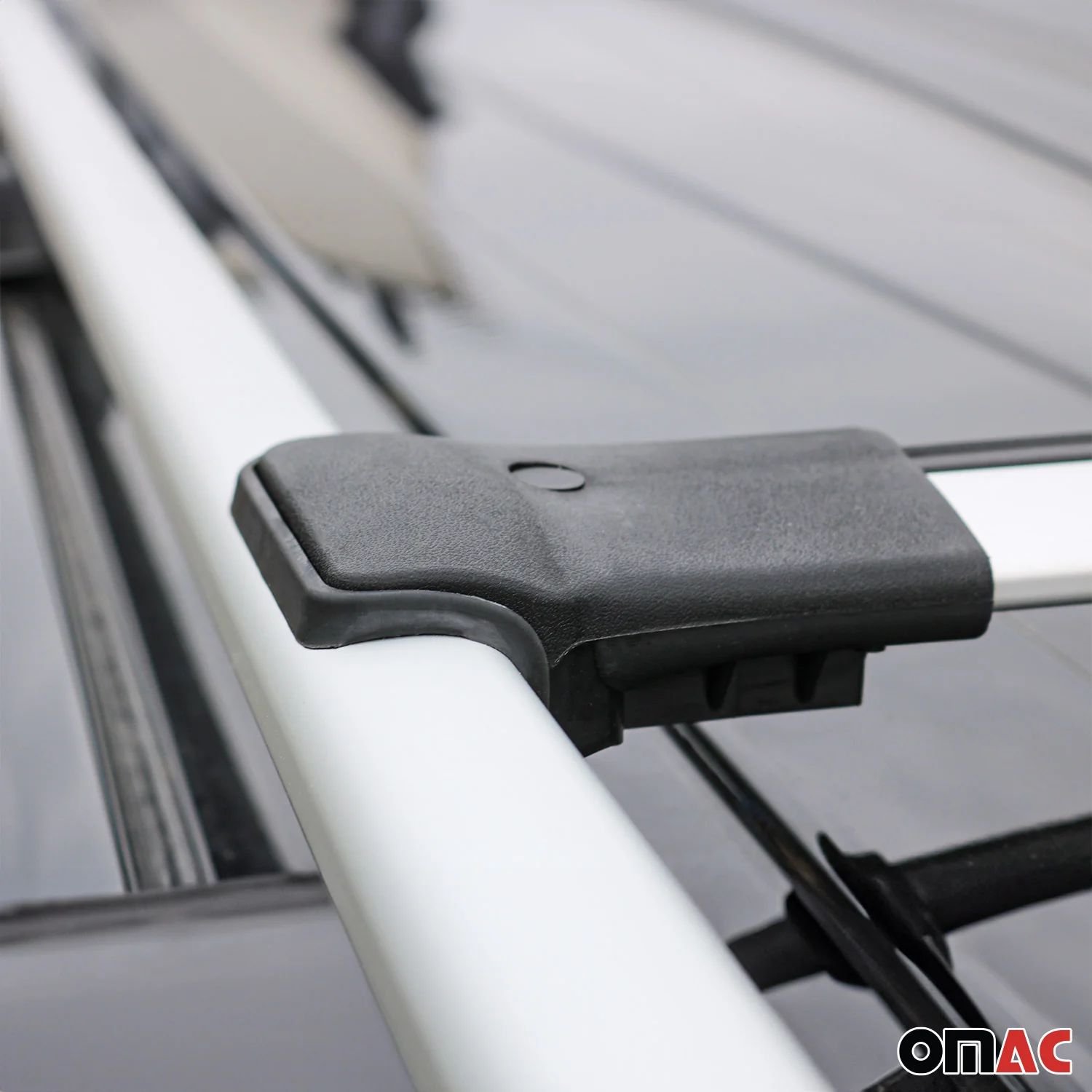 Barres de toit transversales pour Fiat Freemont 2011-2021 Aluminium Gris - Image 8