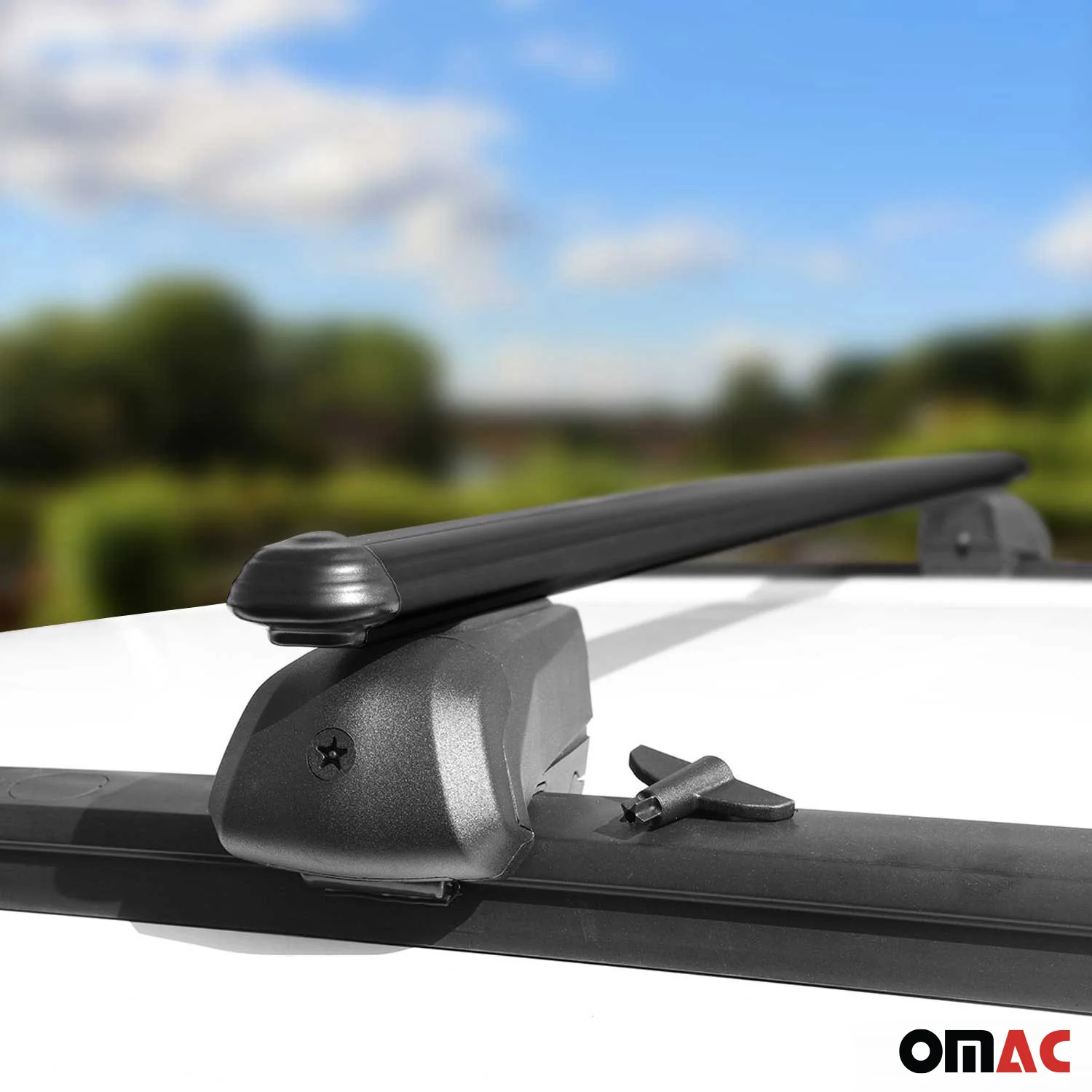 Barres de toit Transversales pour Fiat Panda Cross 2014-2023 Alu Noir ABE - Image 11