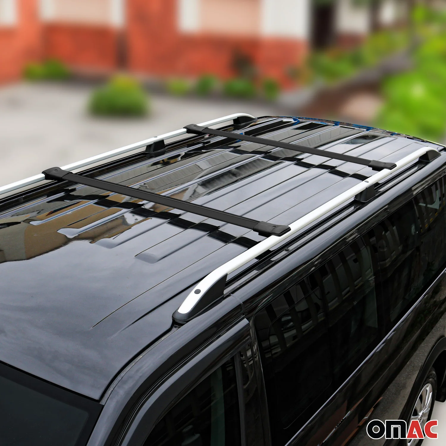 Barres de toit transversales pour Jeep Renegade 2015-2025 Aluminium Noir - Image 3