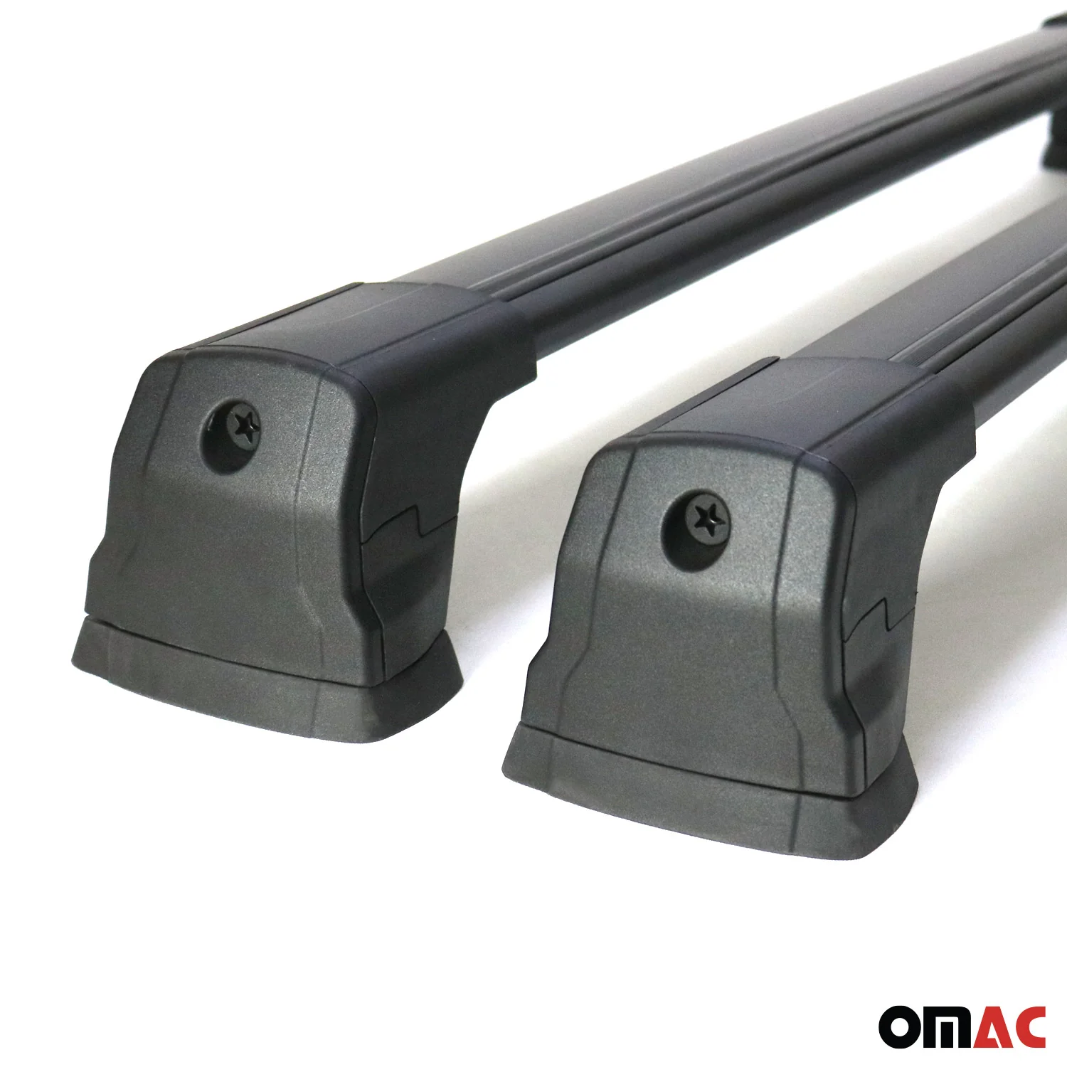 Barres de toit transversales pour Mercedes W205 2014-2021 Berline Alu Noir - Image 11