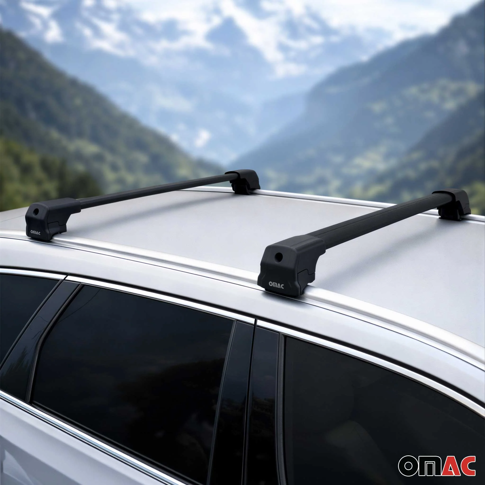 Barres De Toit Transversales pour Mercedes Classe GLA 2020-2026 Alu Noir ABE - Image 6