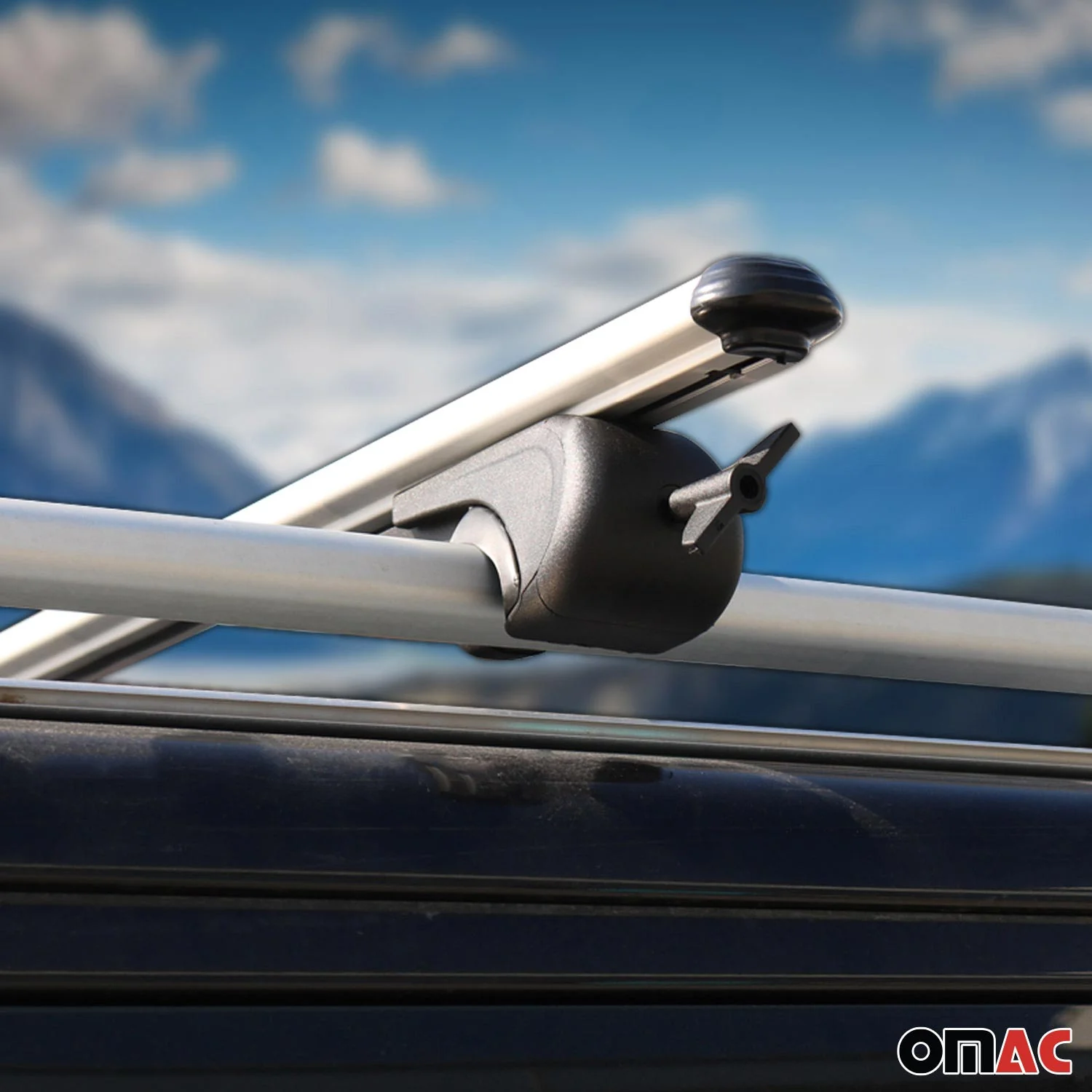 Barres de toit Transversales pour Mercedes GLS X166 2016-2021 Aluminium Argent - Image 9