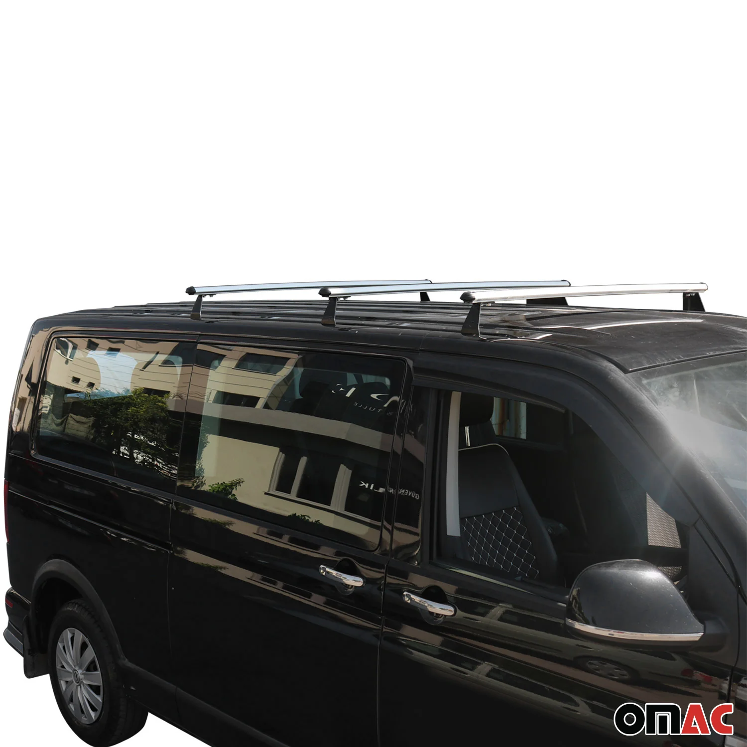 Barres de toit transversales pour Nissan NV200 2009-2020 Aluminium Gris 3 pcs - Image 3