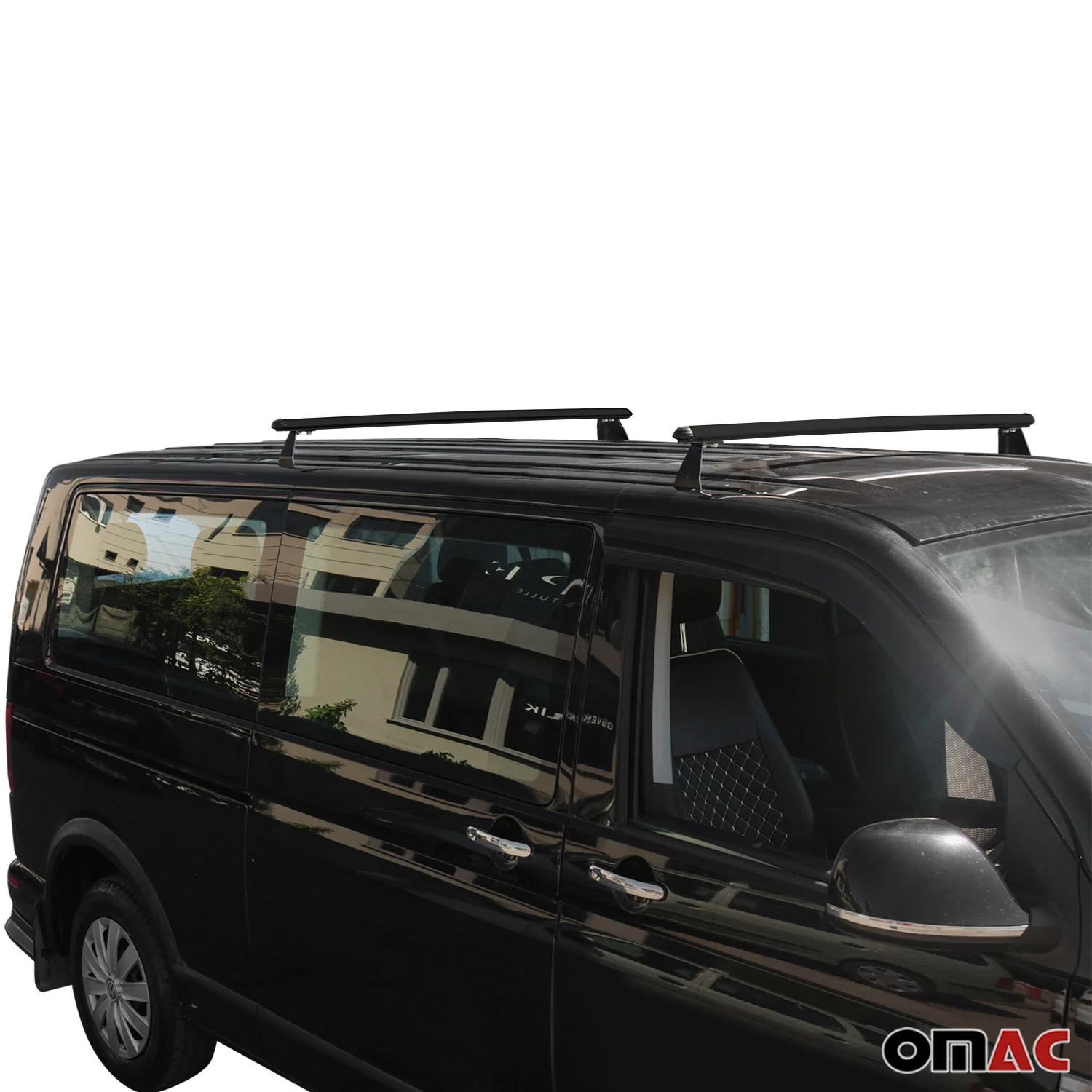 Barres de toit transversales pour Nissan NV200 2009-2020 Aluminium Noir 2Pcs - Image 3