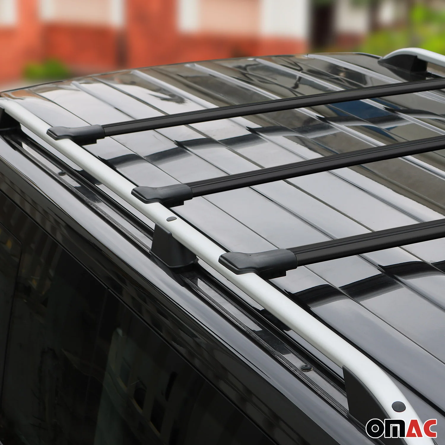 Barres de toit transversales pour Nissan Primastar 2001-2014 Aluminium Noir 3Pcs - Image 12