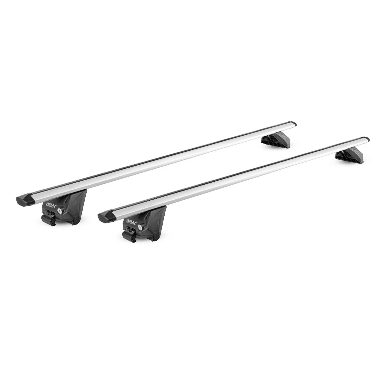 Barres de toit transversales pour Omoda 7 2025-2026 Alu Gris Argenté 2x ABE - Image 3