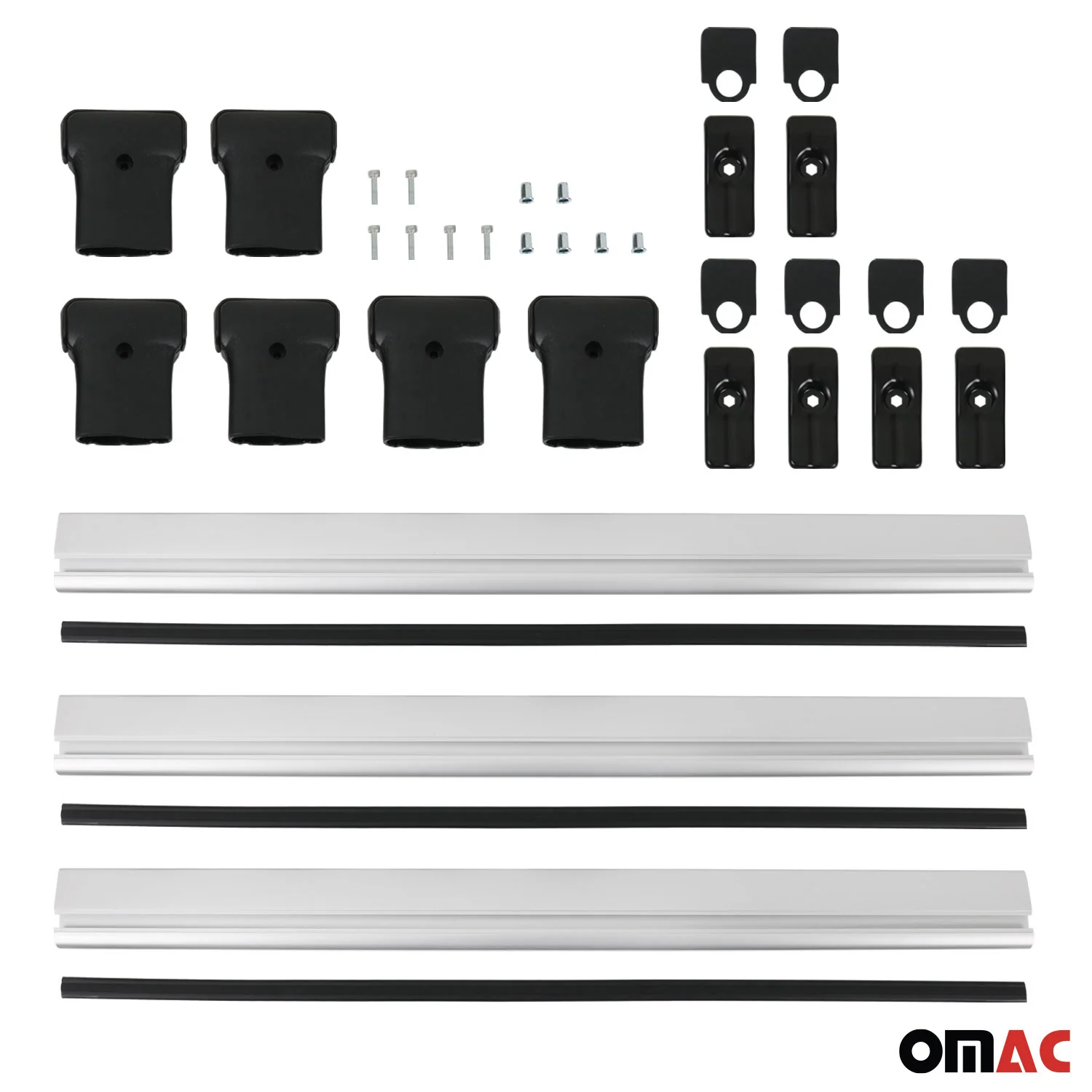 Barres de Toit Transversales pour Renault Trafic 2014-2026 Alu Gris 3Pcs - Image 9