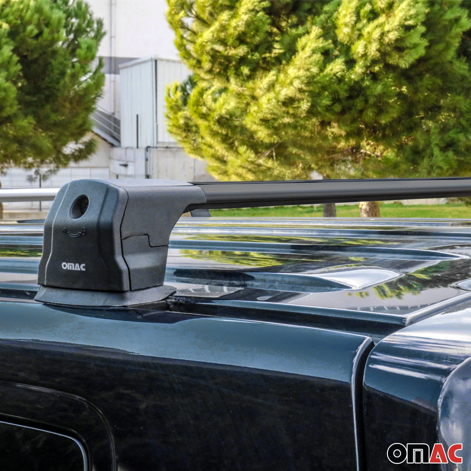 Barres De Toit Transversales pour VW Caddy Maxi 2020-2026 VU Aluminium Noir 3x - Image 7