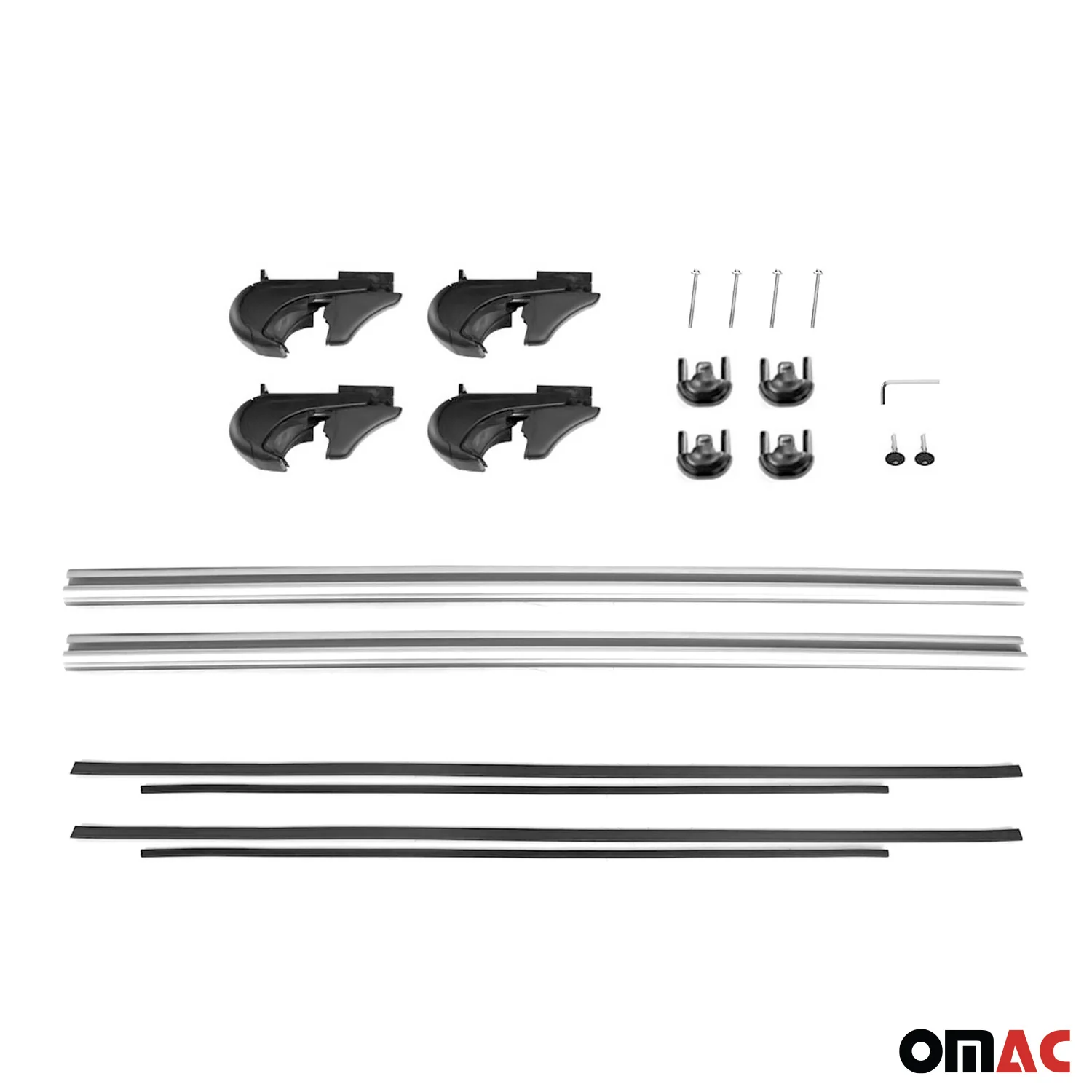 Barres de toit pour VW T5 T6 Transporter Multivan Caravelle 2003-2024 Alu Argent - Image 10