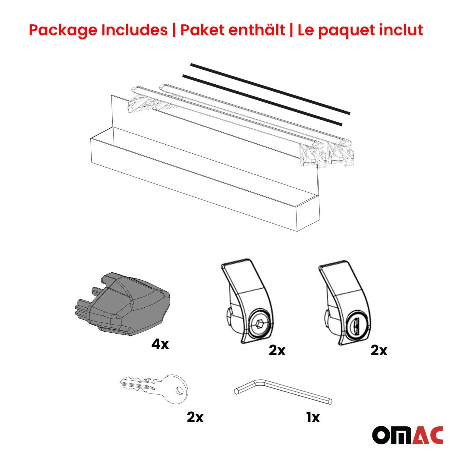 Barres de toit transversales ABE pour Skoda Yeti 5L 2009-2017 5 P Alu Gris 2x - Image 8