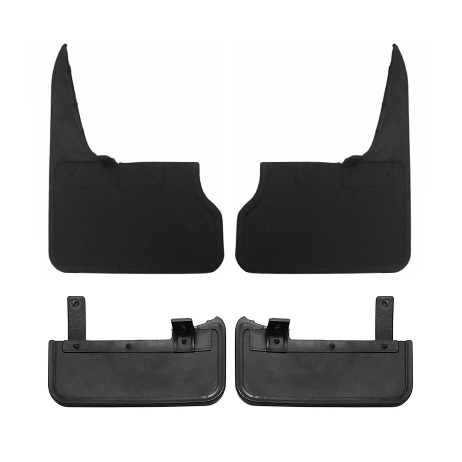 Bavettes Garde Boue pour VW Transporter T5 2003-2015 Avant & Arrière Noir 4Pcs