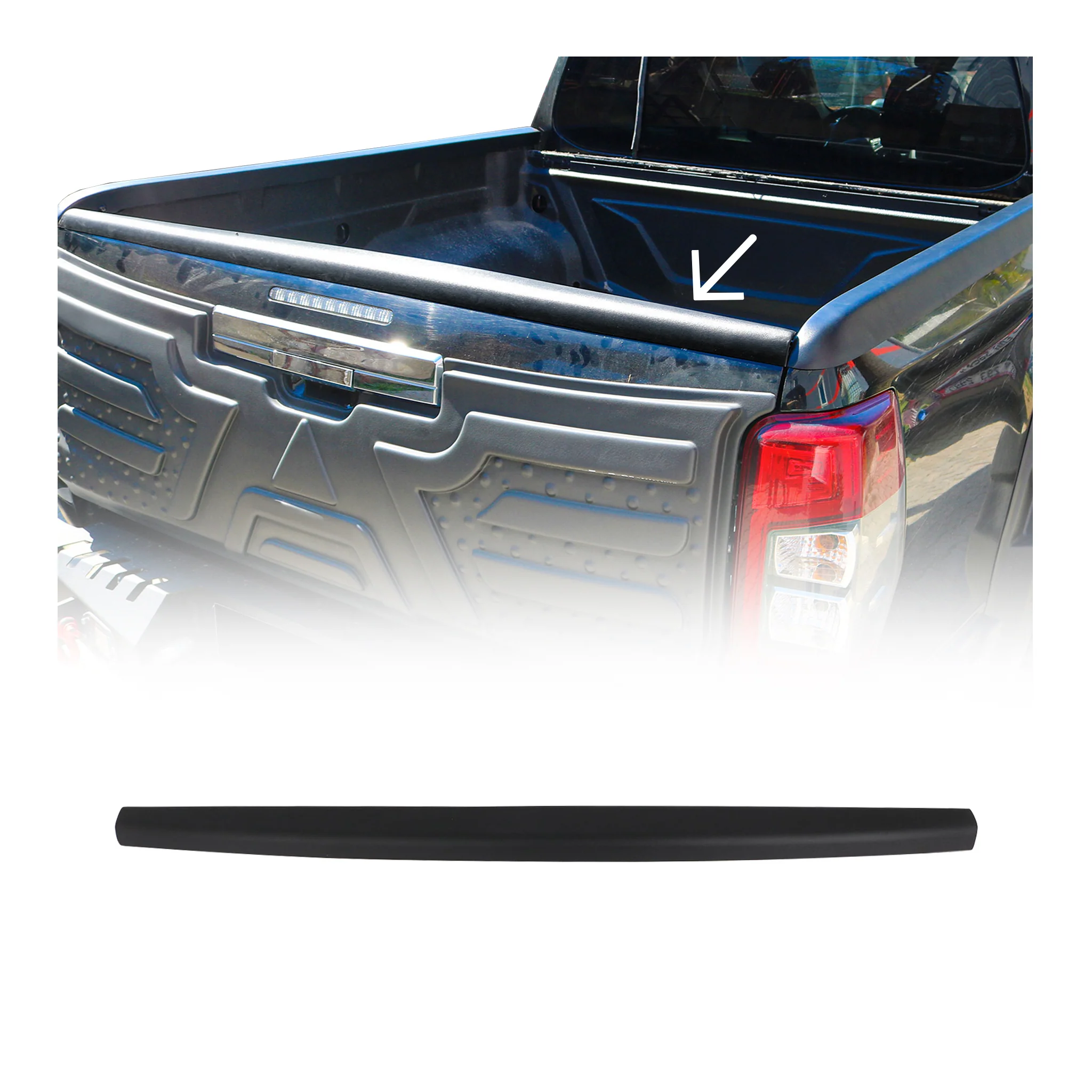 Cache-Protection de Rail pour Toyota Hilux PK AN120 2015-2020