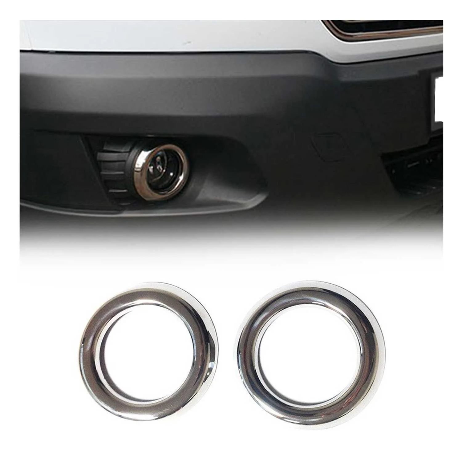 Cadre de Phare Antibrouillard pour Fiat Ducato 2014-2026 en acier inoxydable