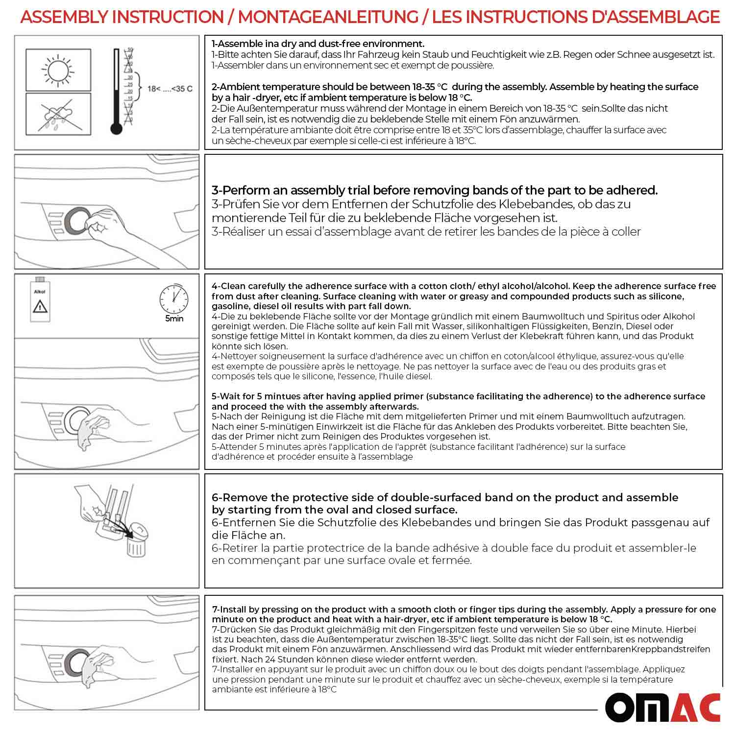 Cadre de Phare Antibrouillard pour Opel Corsa E 2015-2019 en acier inoxydable - Image 4