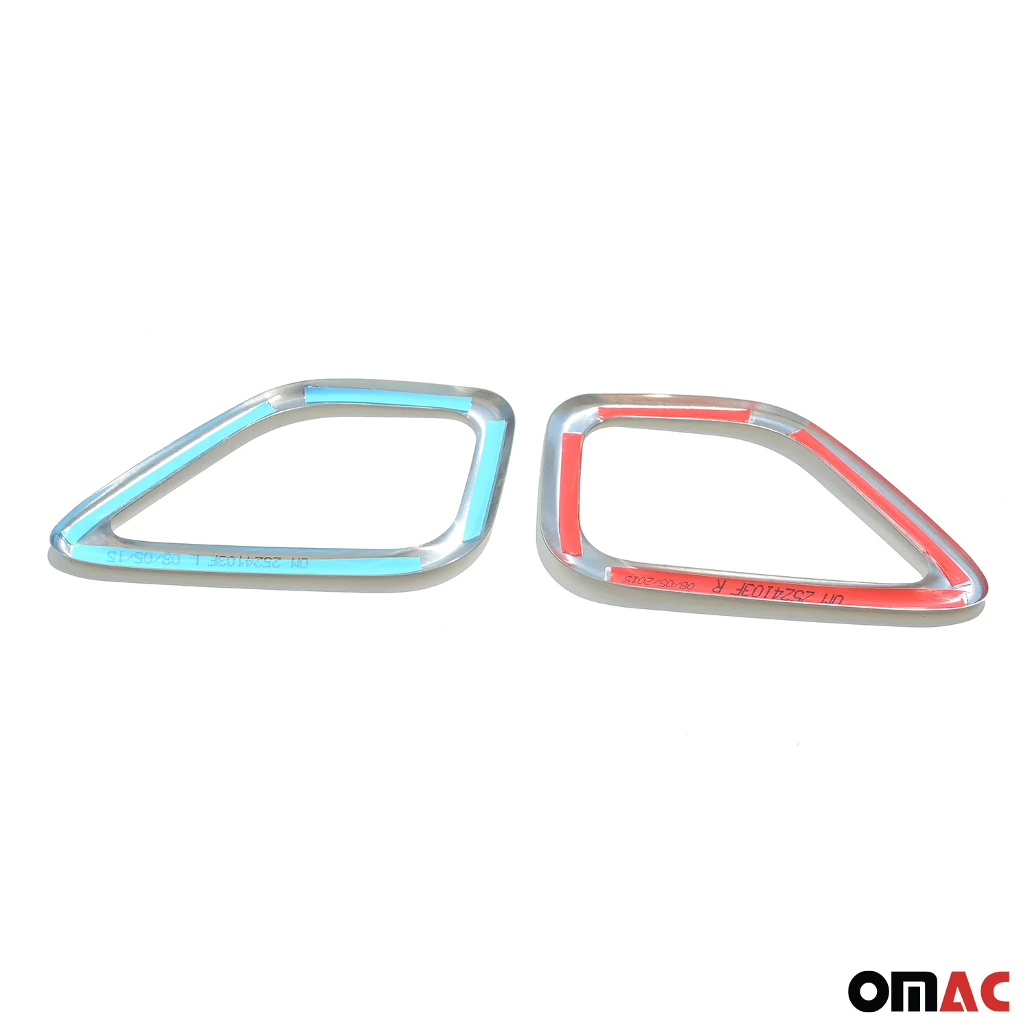 Cadre Phare Antibrouillard pour FIAT Doblo II Facelift 2014-2021 acier inox - Image 5