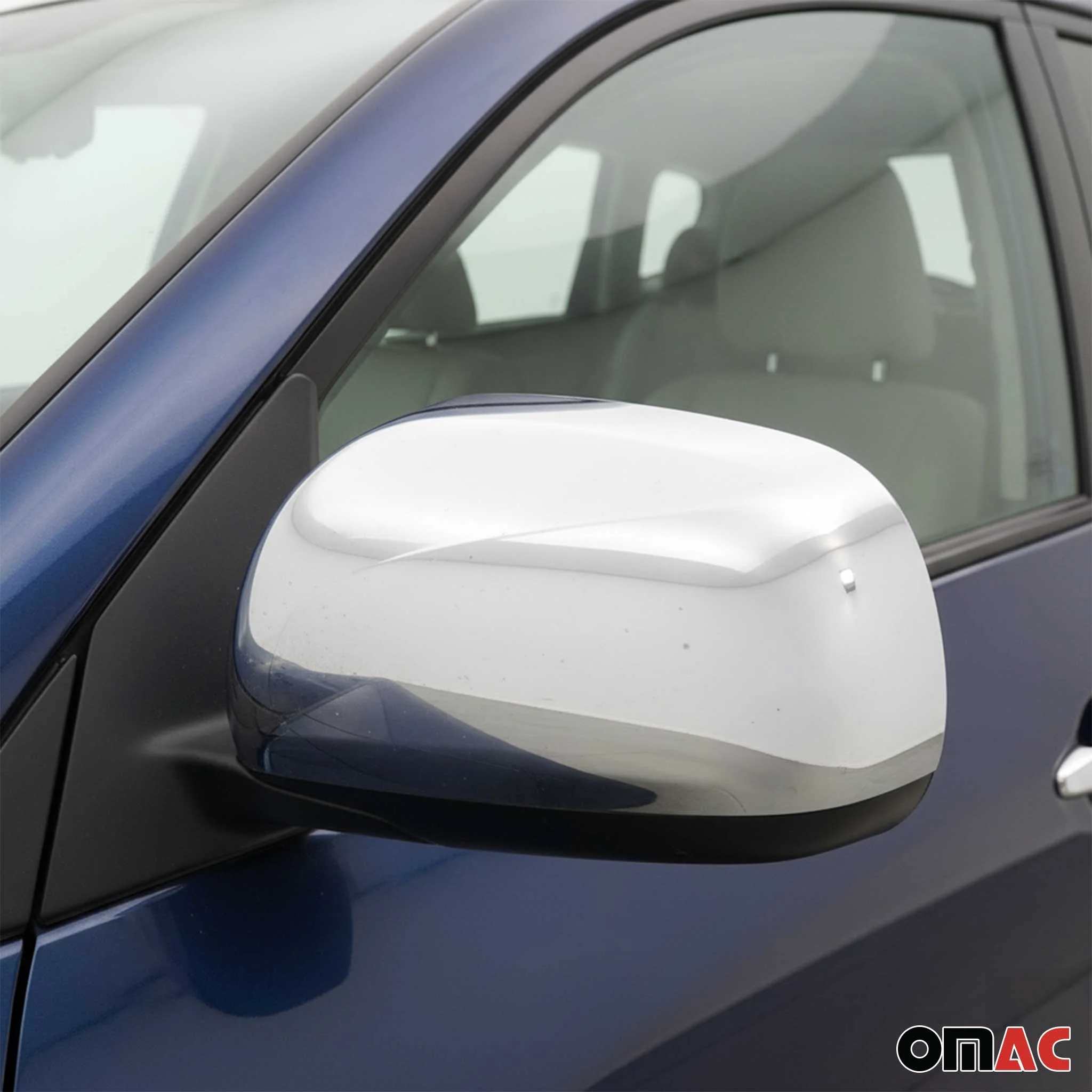 Coques de Rétroviseurs pour Toyota RAV4 2006-2013 en Acier Chromé Argent - Image 3