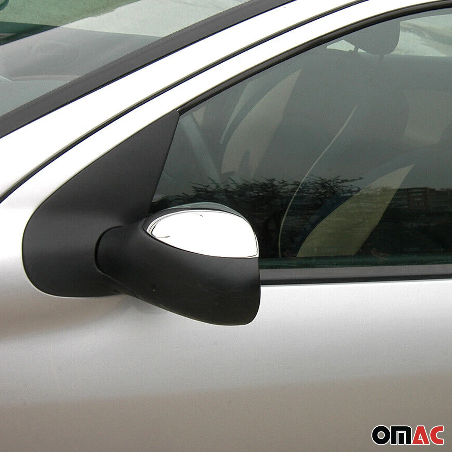 Coques de Rétroviseurs pour Citroen Xsara Picasso 1999-2010 Acier Chromé Argent - Image 2