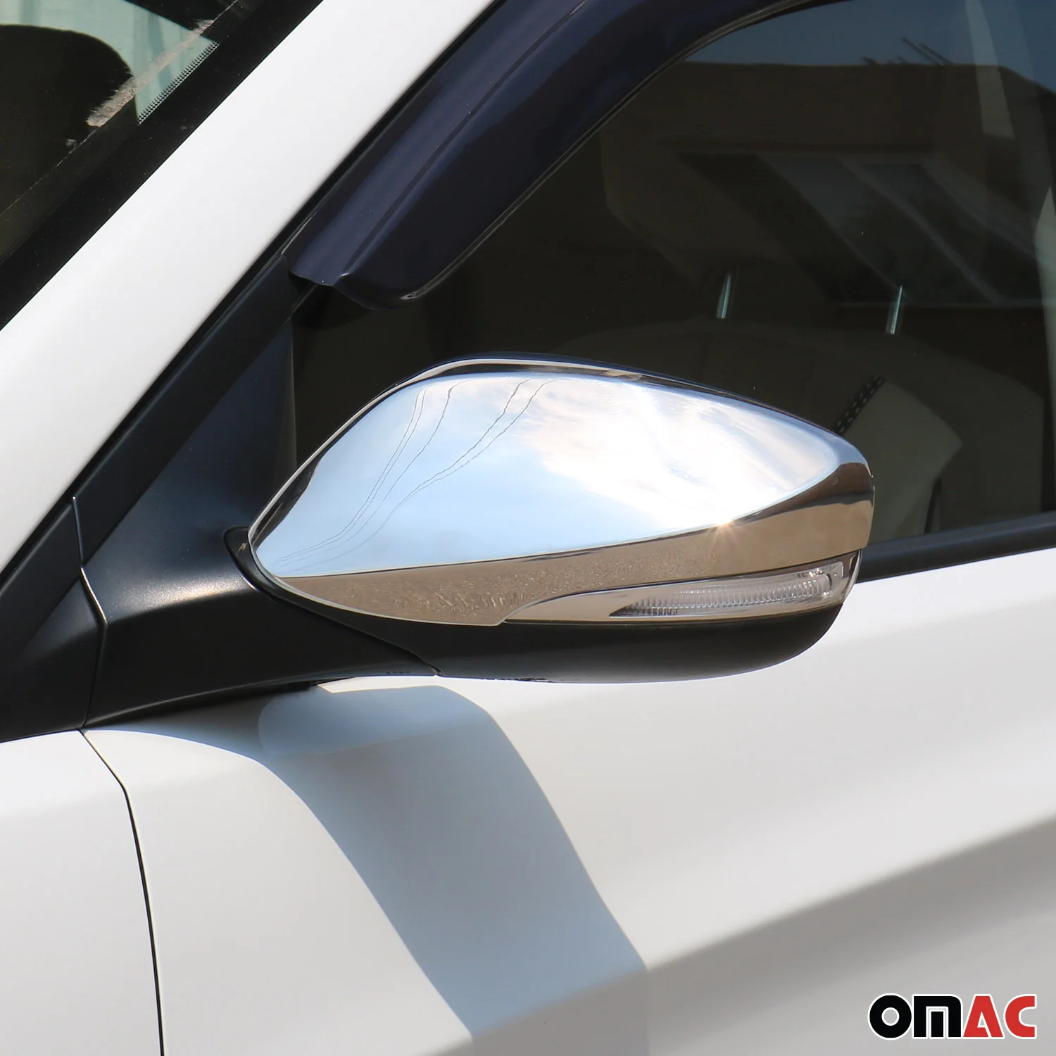 Coques de Rétroviseurs pour Hyundai i30 mk2 2012-2017 Chromé Acier avec Signal - Image 3