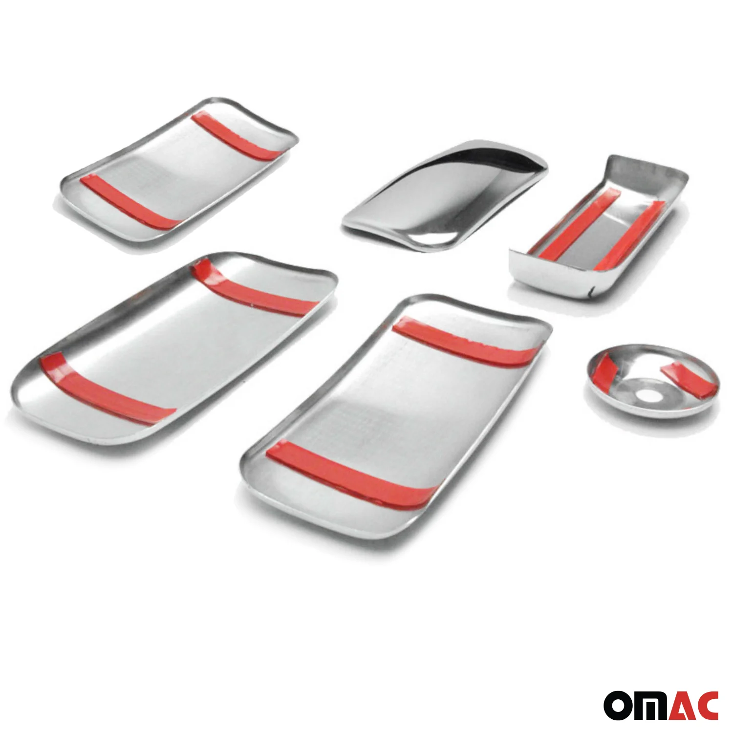 Couverture de poignée de porte pour Ford Transit 2000-2014 en Acier Inox 6Pcs - Image 5