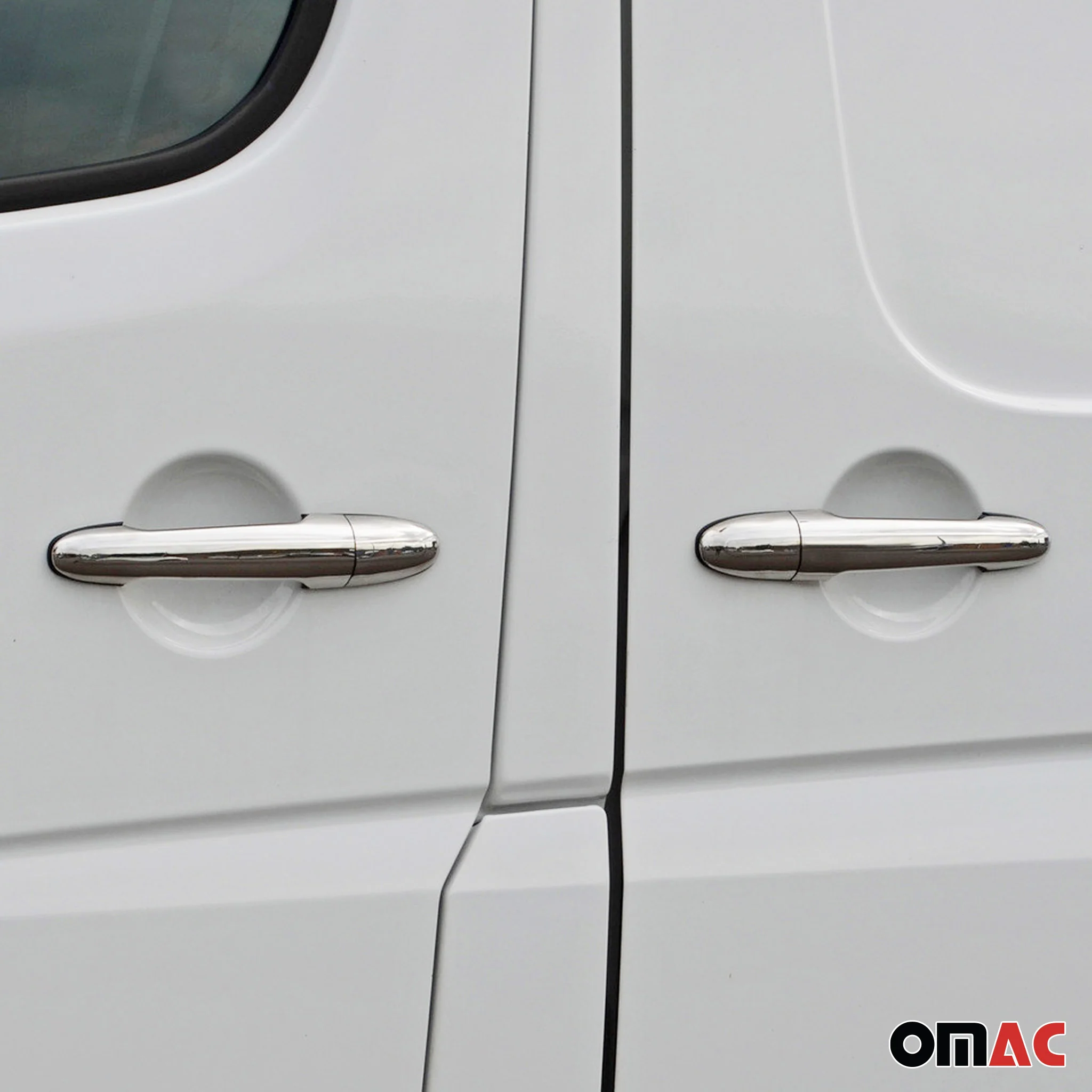 Couverture de poignée de porte pour Mercedes Sprinter 2006-2018 en Acier Inox - Image 3